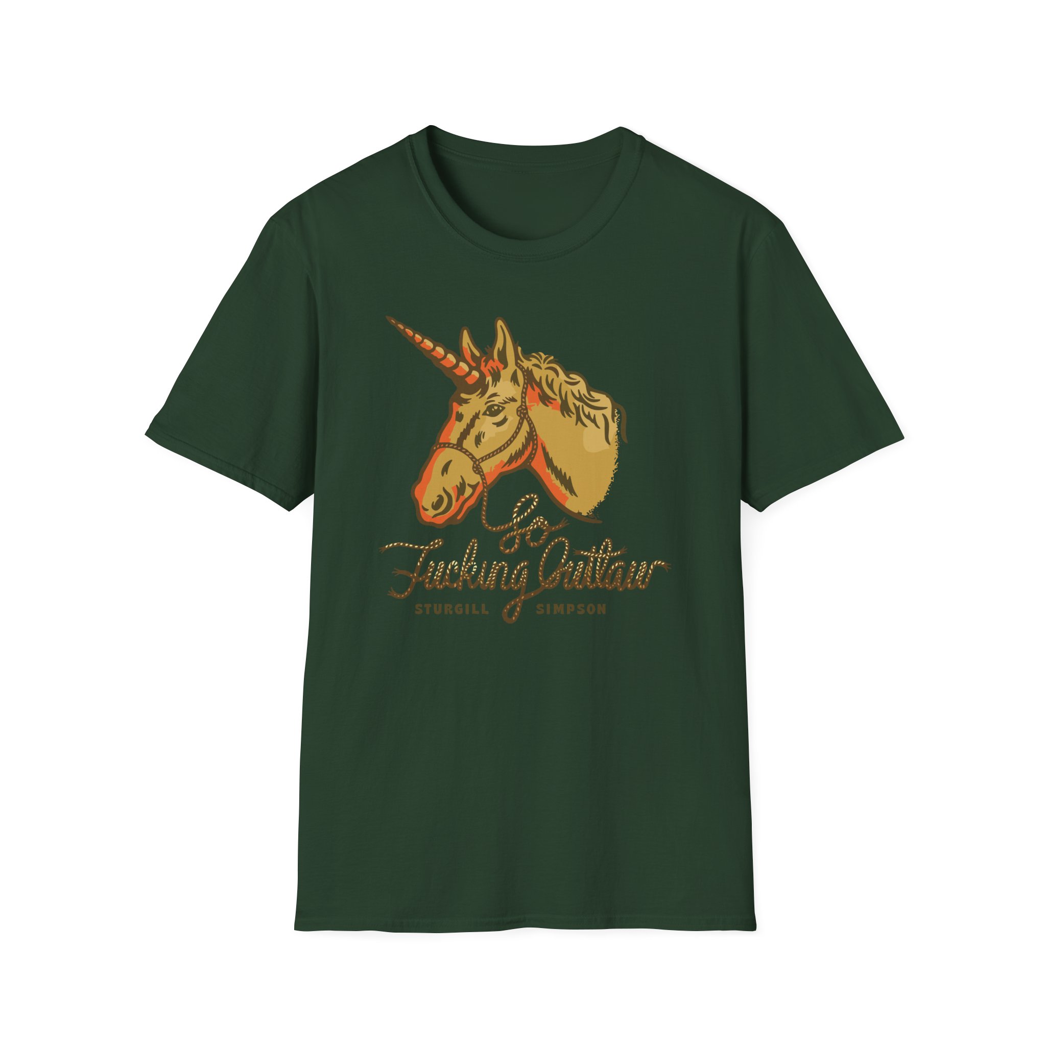 Sturgill Simpson Outlaw Unicorn Unisex Softstyle T-Shirt