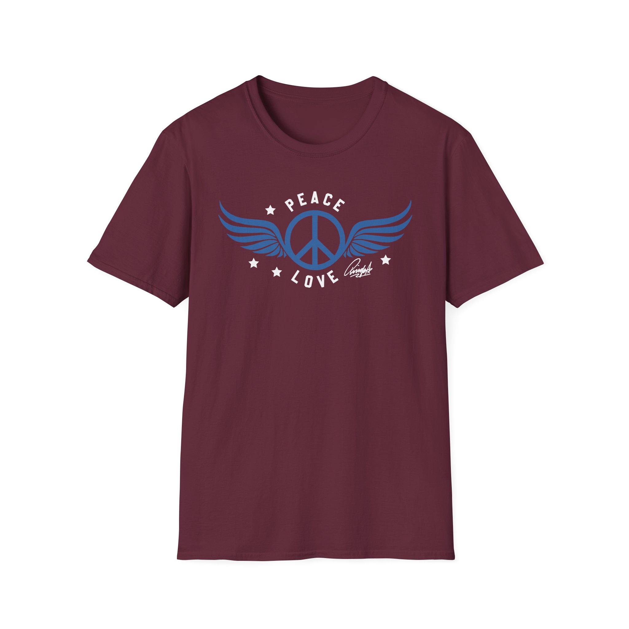Ringo Starr Peace Love Unisex Softstyle T-Shirt