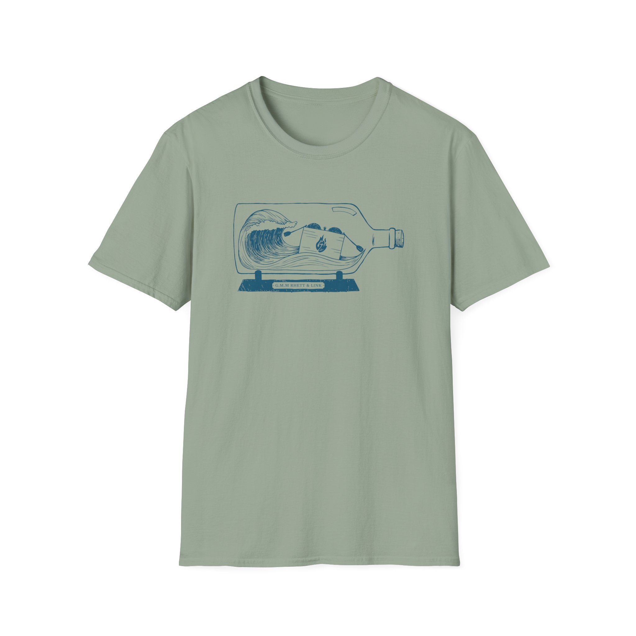 Good Mythical Morning Set in a Bottle unisex softstyle t-shirt