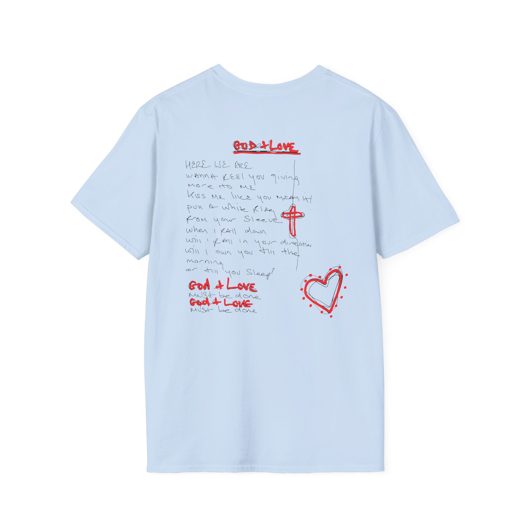 Boy George God & Love Unisex Softstyle T-Shirt