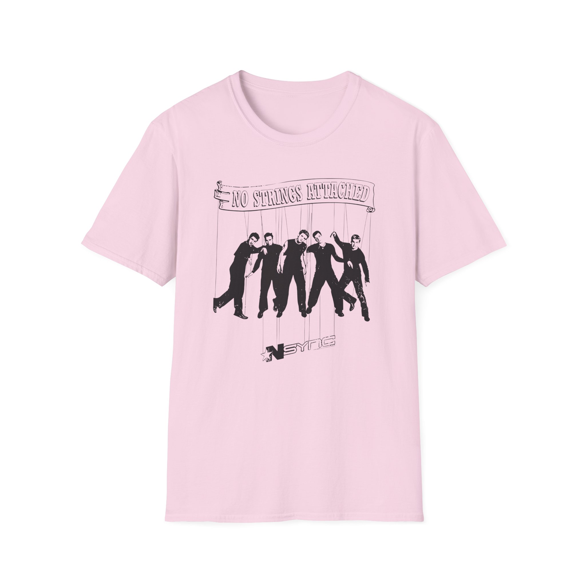Nsync No Strings Attached Marionette Unisex Softstyle T-Shirt