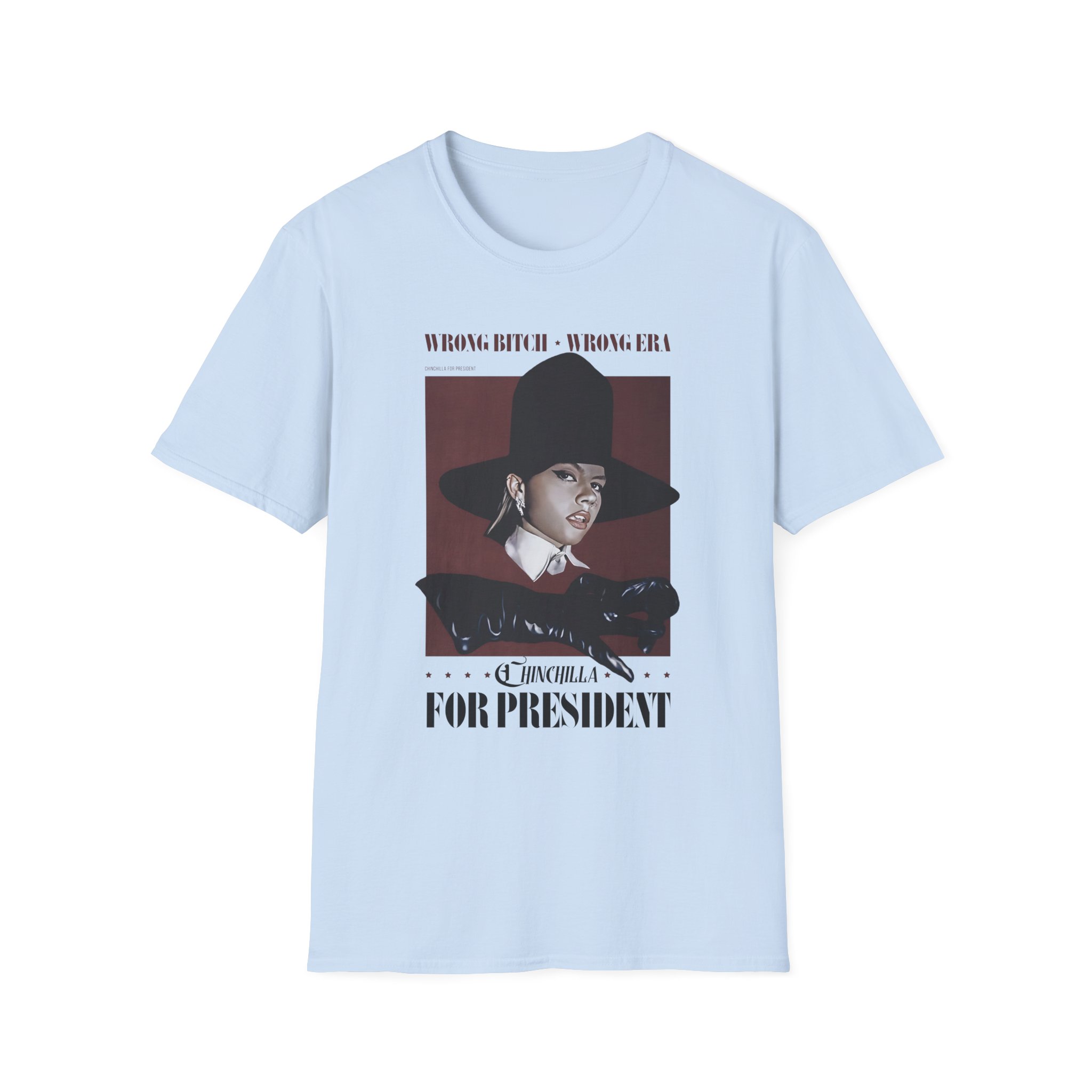 Chinchilla for President Unisex Softstyle T-Shirt