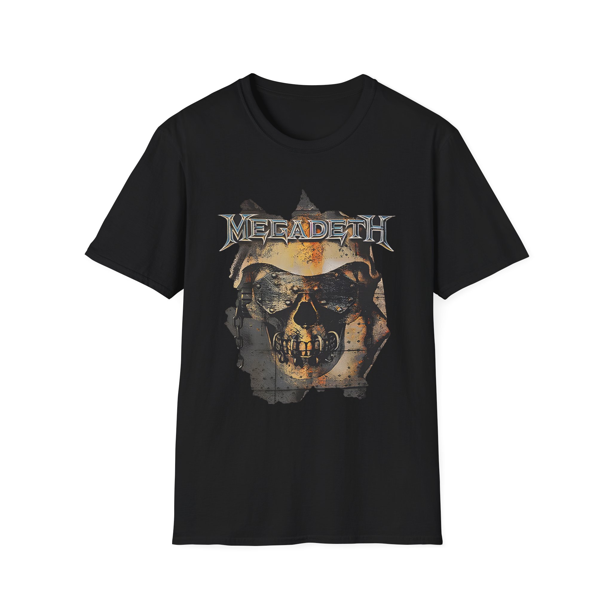 Megadeth Youthanasia Ripped Vic Unisex Softstyle T-Shirt