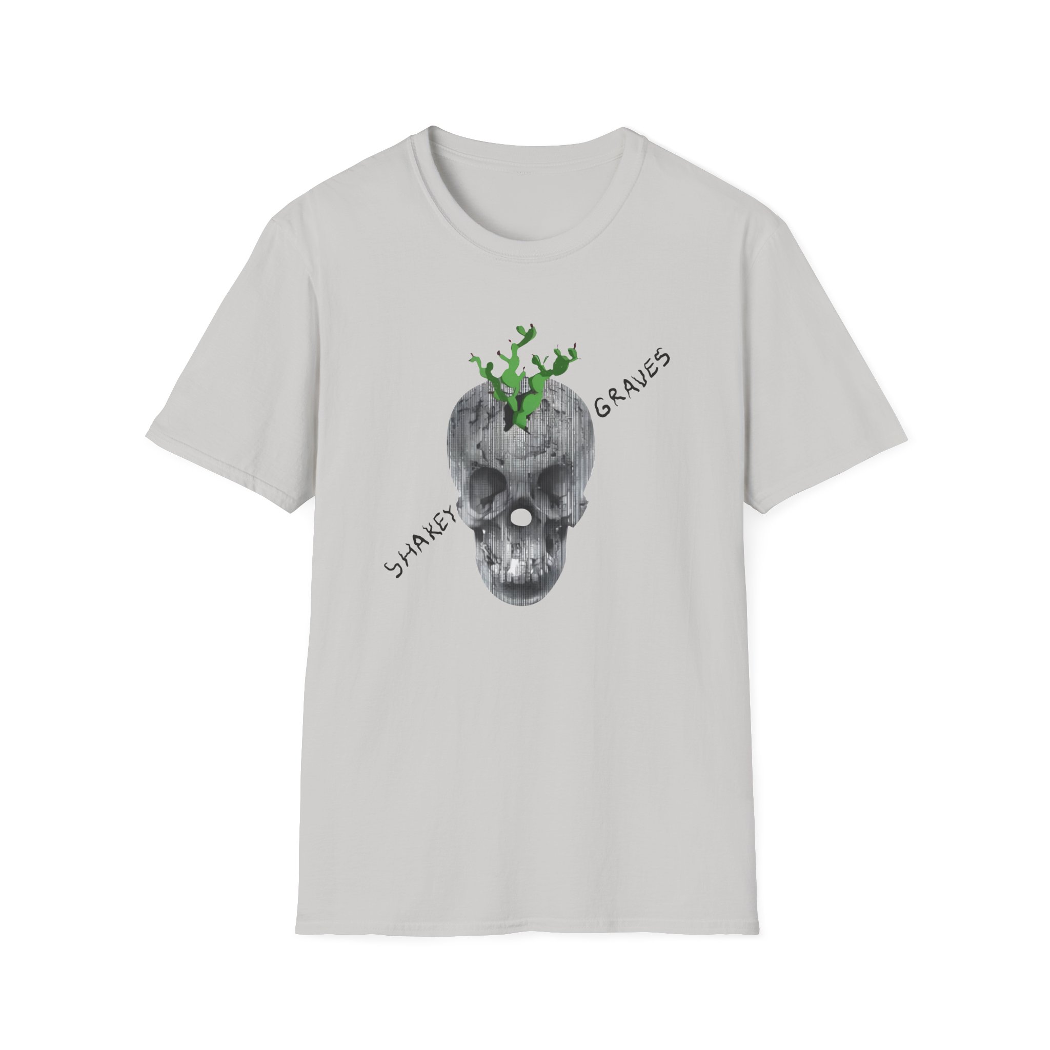 Shakey Graves Skull Unisex Softstyle T-Shirt