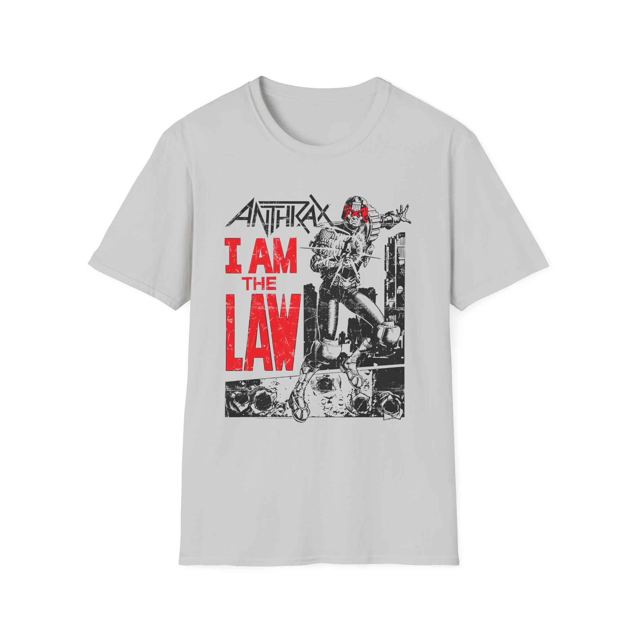 Anthrax I AM THE LAW Unisex Softstyle T-Shirt