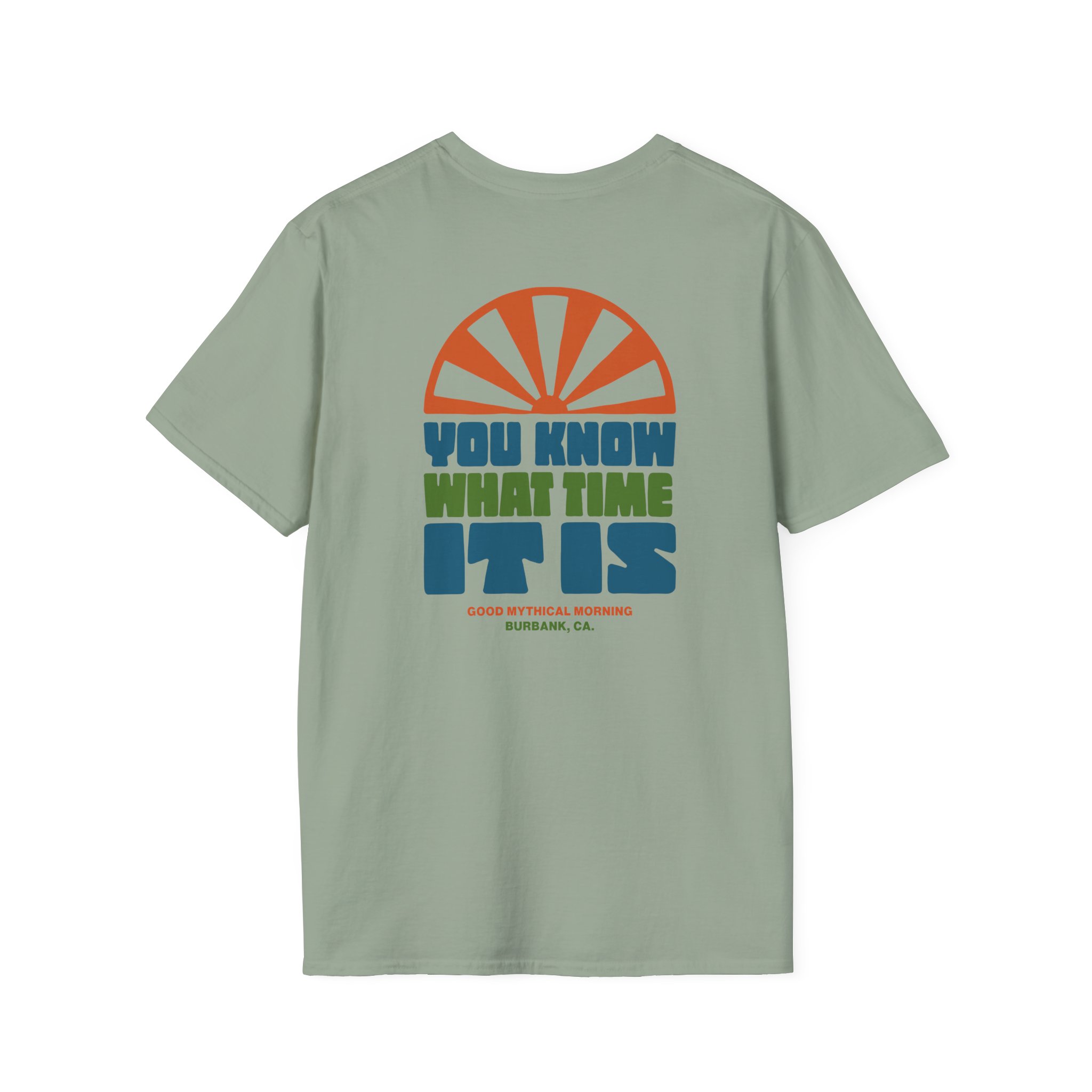 Good Mythical Morning You Know What Time It is unisex softstyle t-shirt