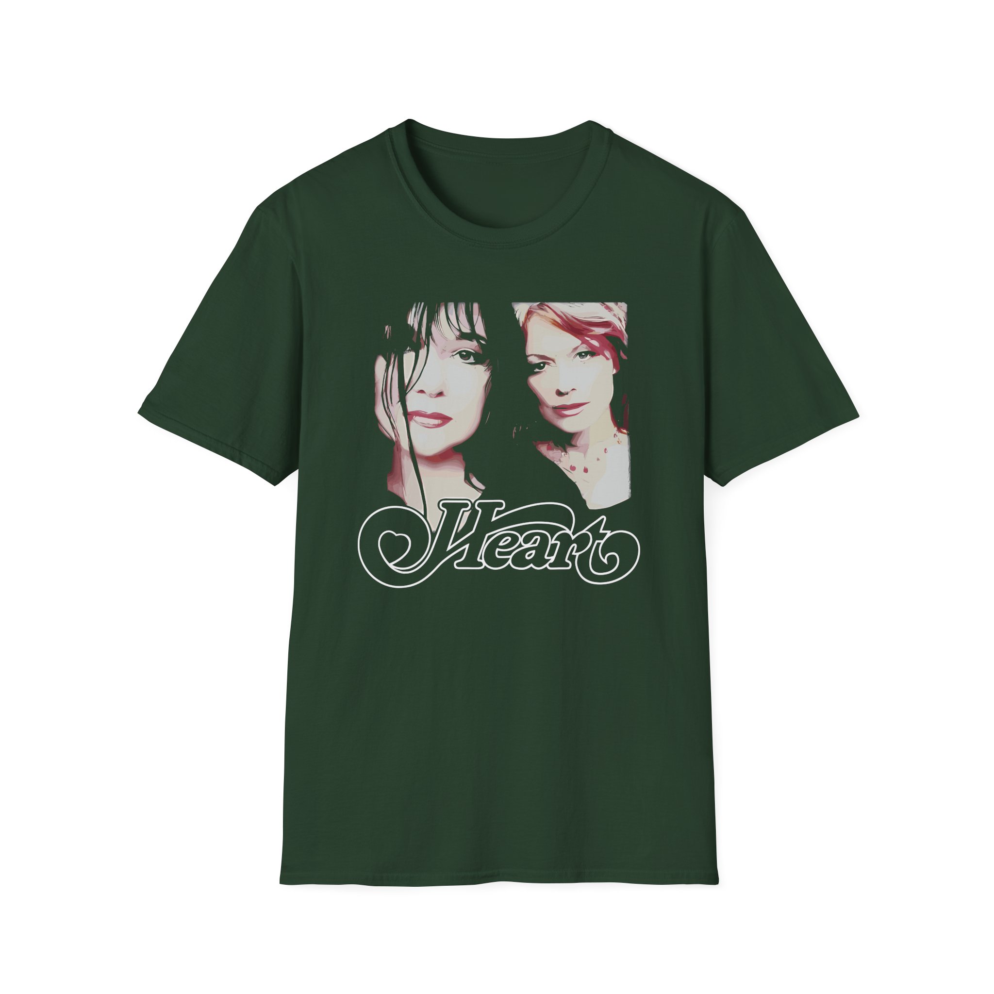 Heart Band Unisex Softstyle T-Shirt
