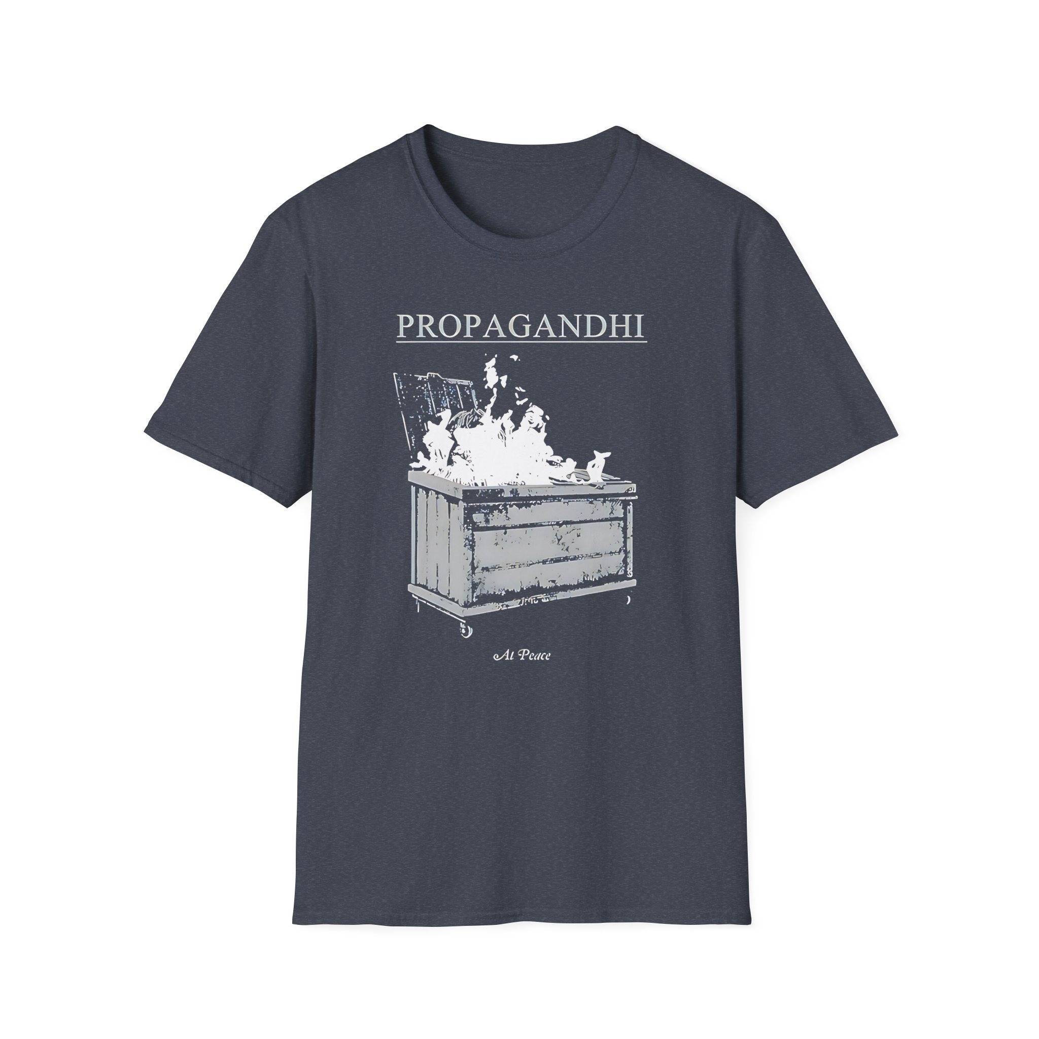 Propagandhi Dumpster Fire Unisex Softstyle T-Shirt