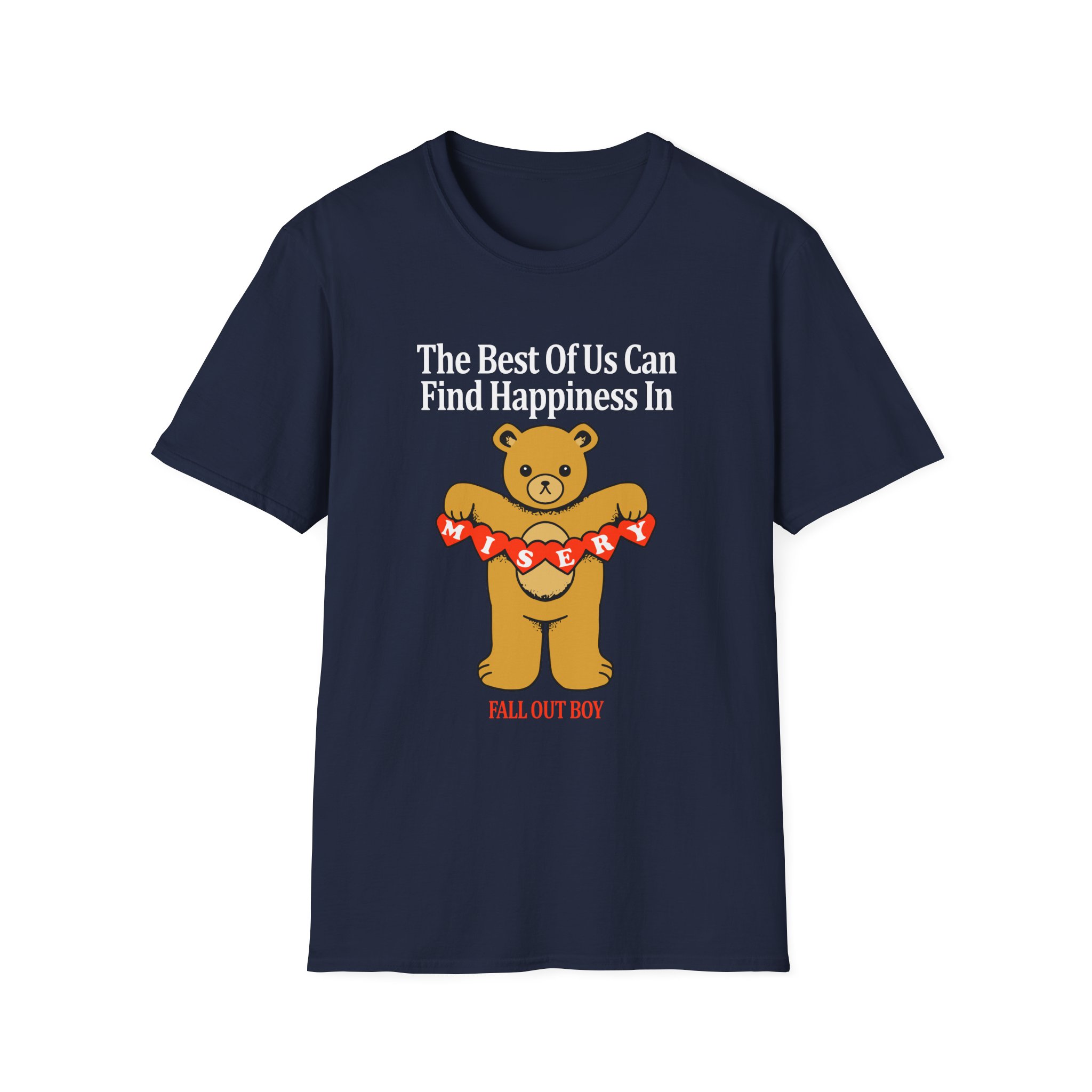 Fall Out Boy Misery Teddy Unisex Softstyle T-Shirt