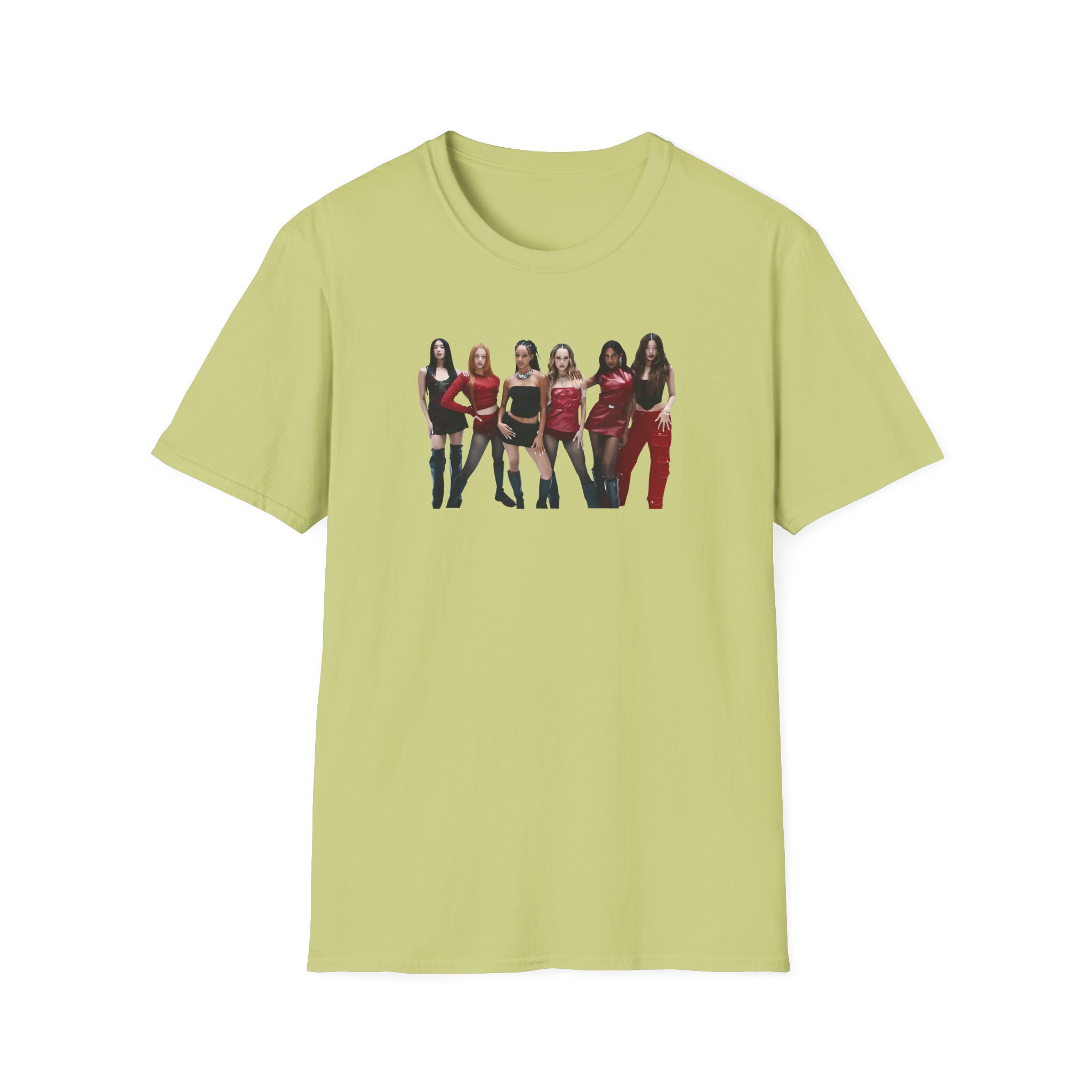 Katseye Red Photo Unisex Softstyle T-Shirt