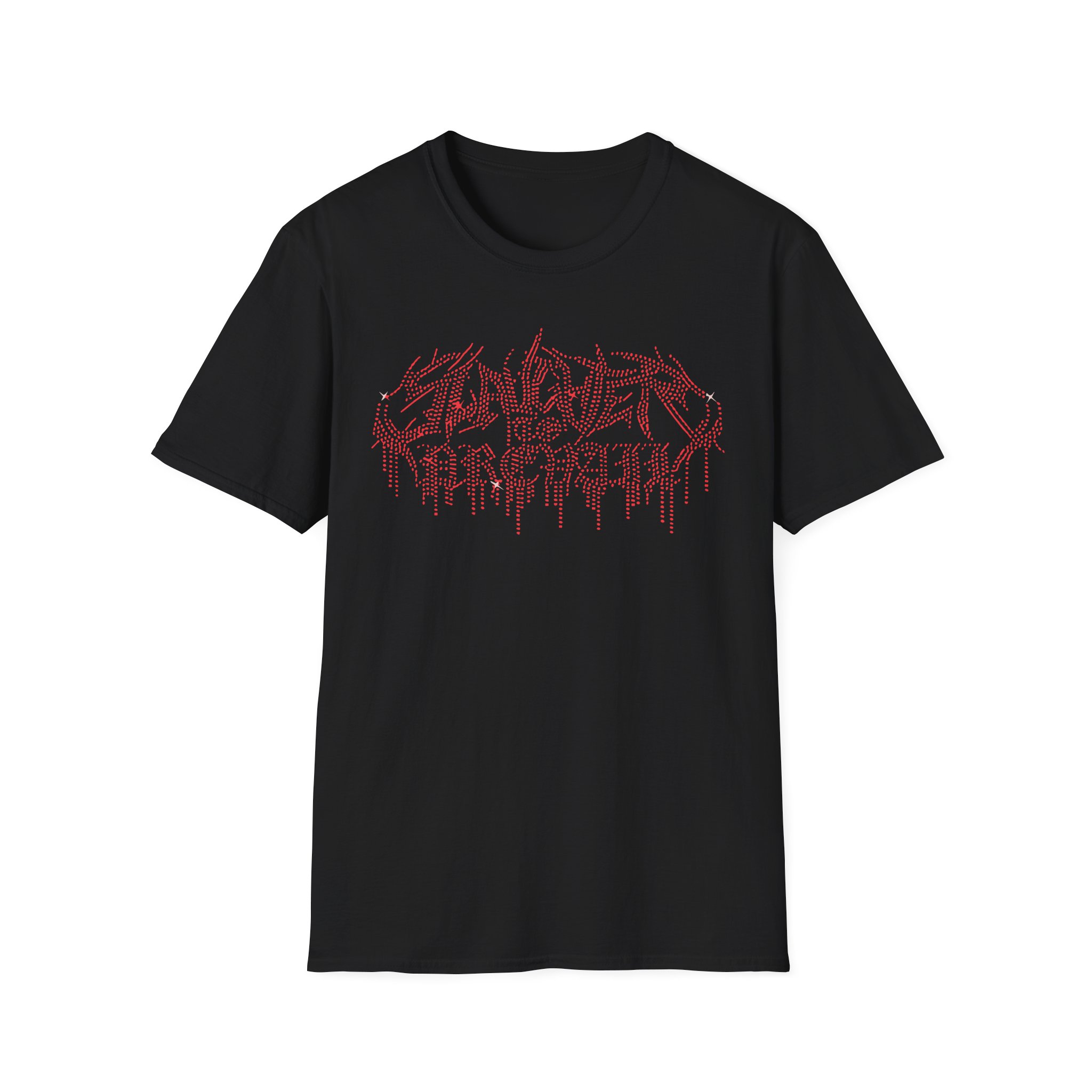 First Blood Slaughter to Prevail Red Logo Crystal Unisex Softstyle T-Shirt
