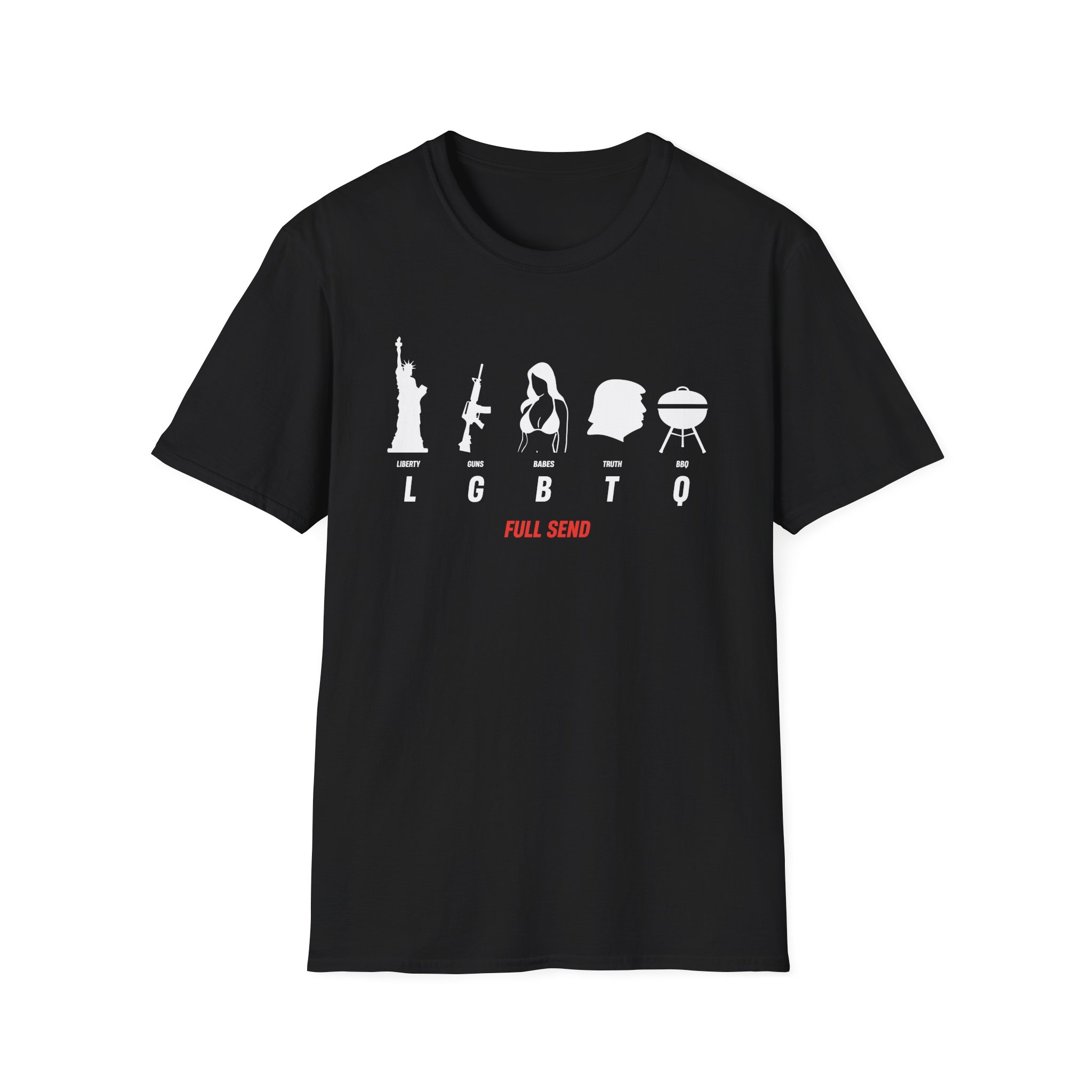 Full Send LGBTQ Unisex Softstyle T-Shirt