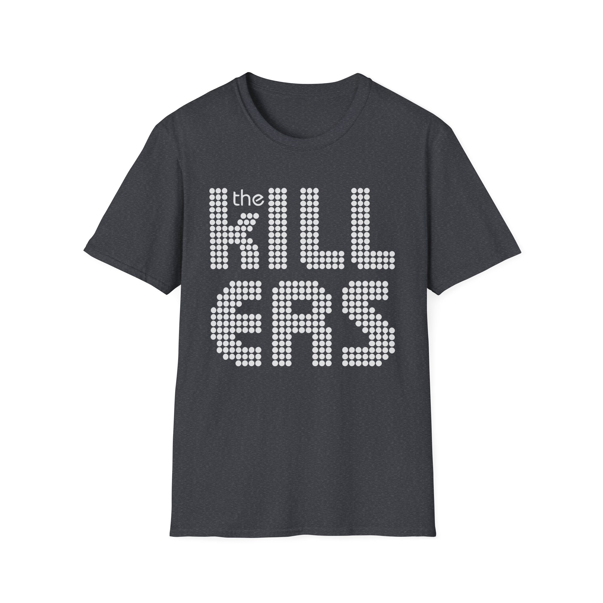 TK Distressed Stacked Logo Unisex Softstyle T-Shirt