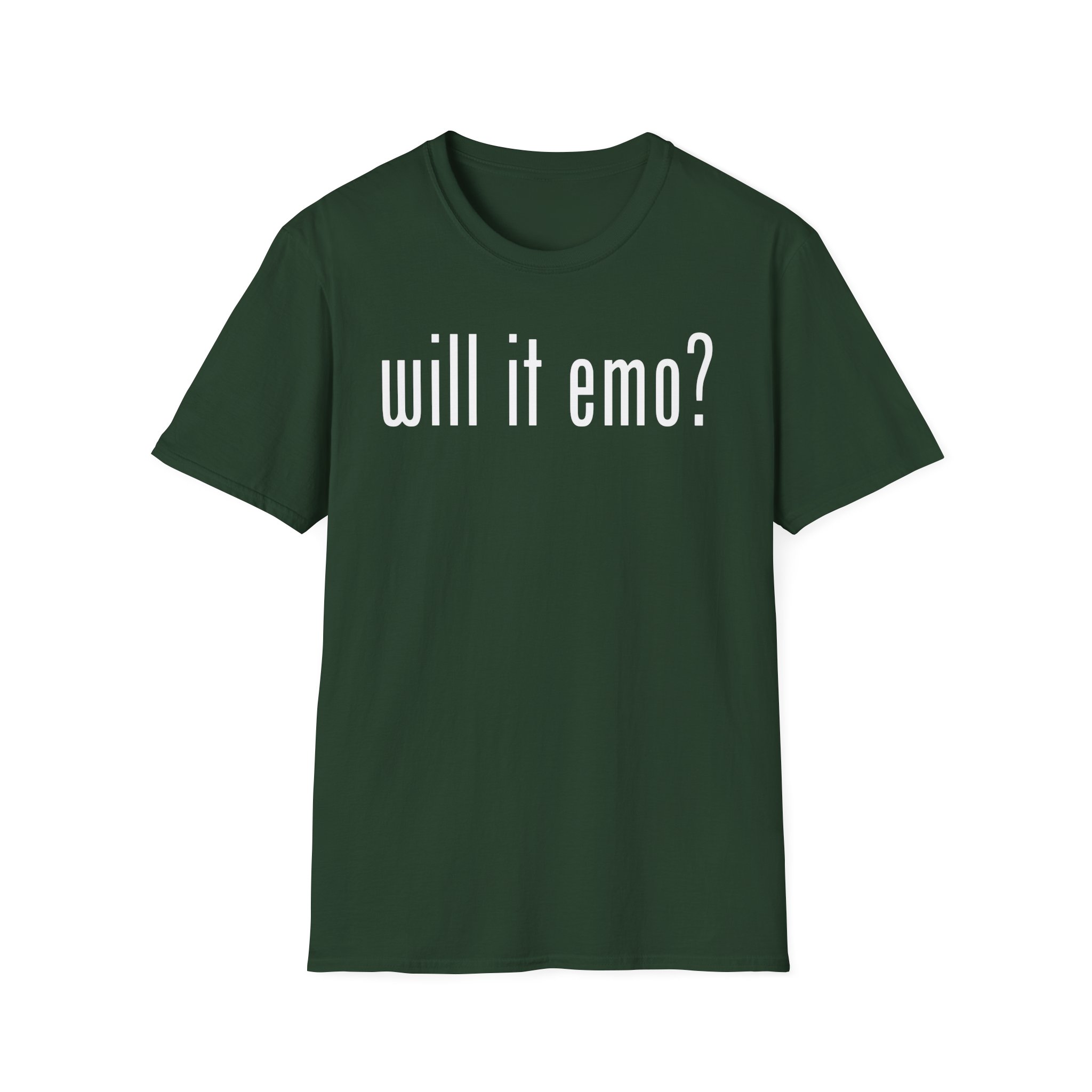 Nothing Nowhere Will It Emo Unisex Softstyle T-Shirt