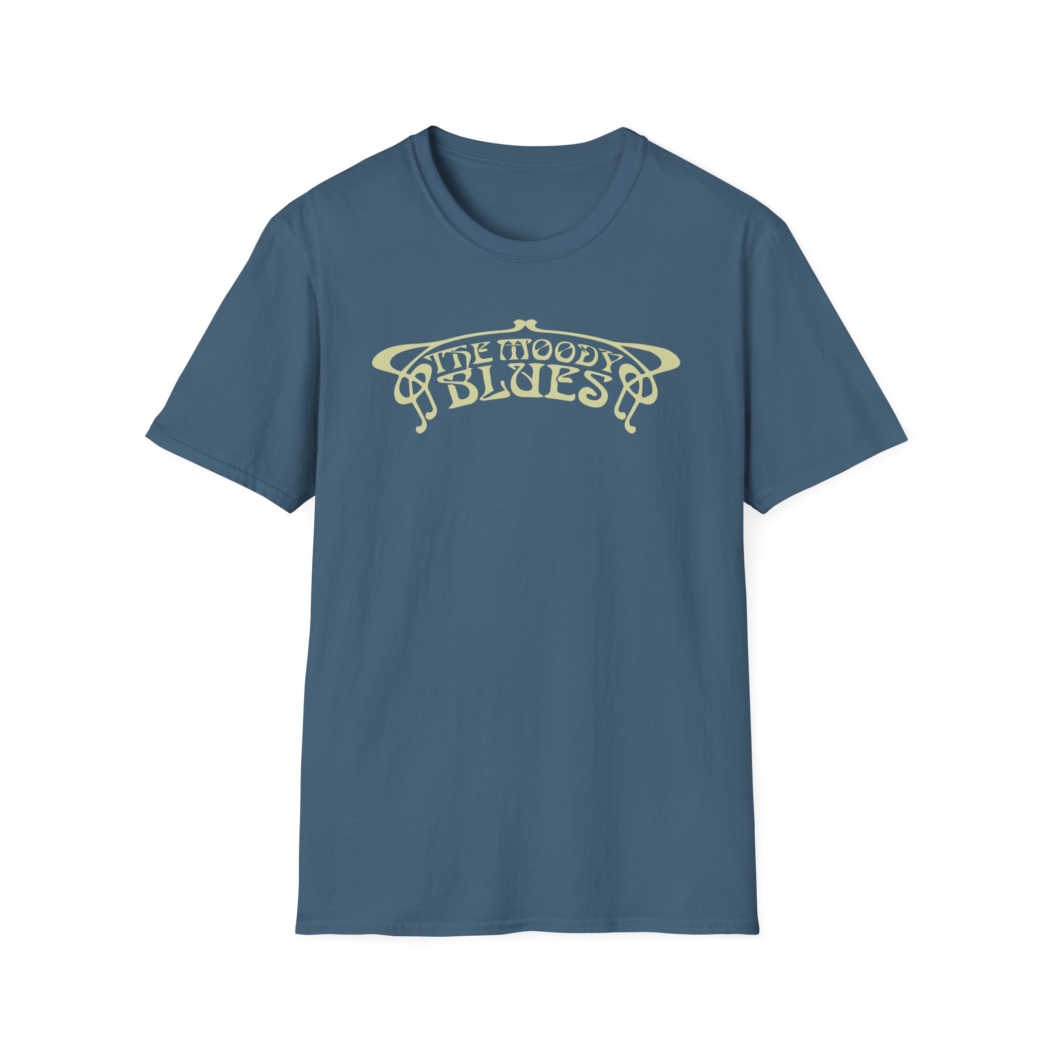 The Moody Blues Distressed Logo Unisex Softstyle T-Shirt