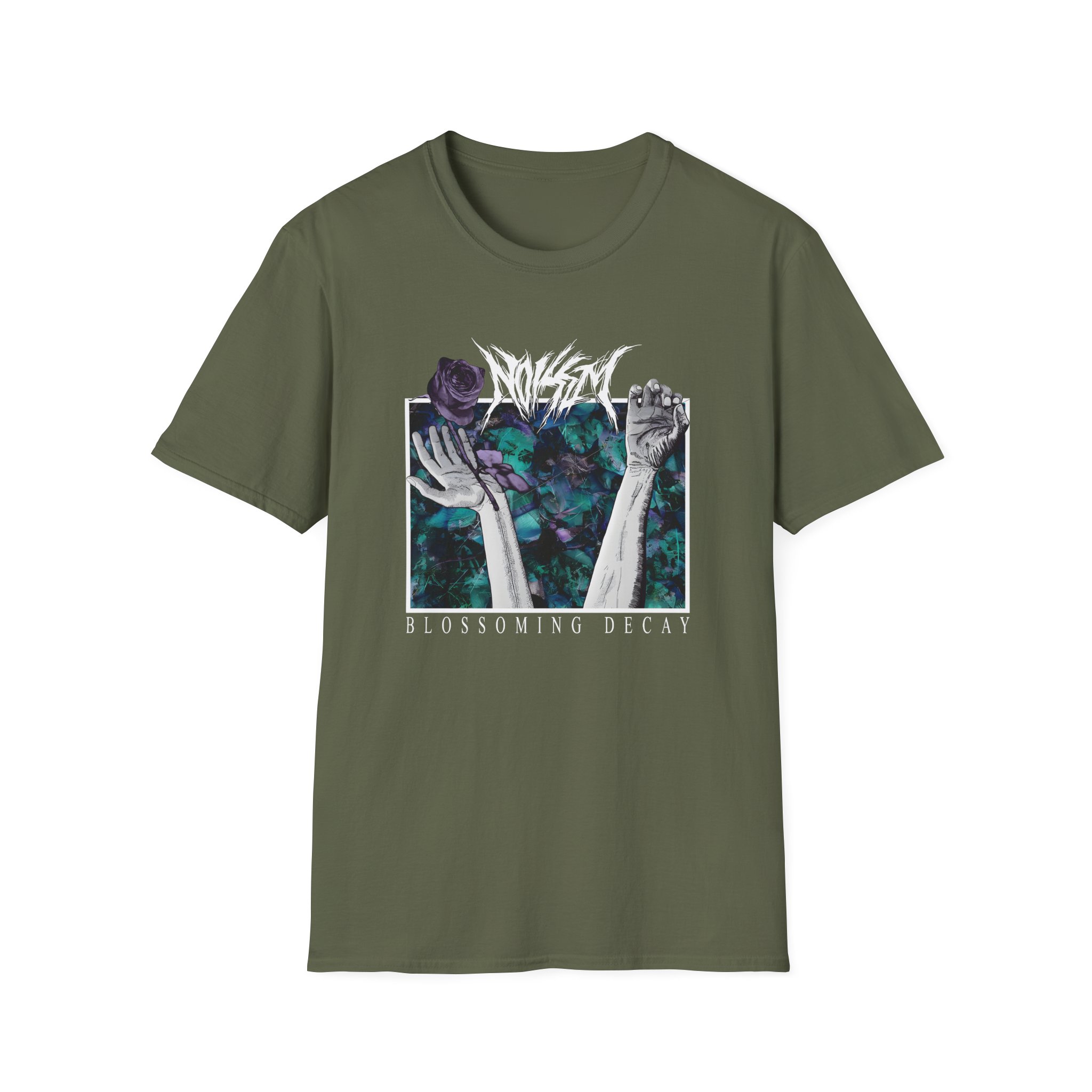 Noisem Blossoming Decay Unisex Softstyle T-Shirt