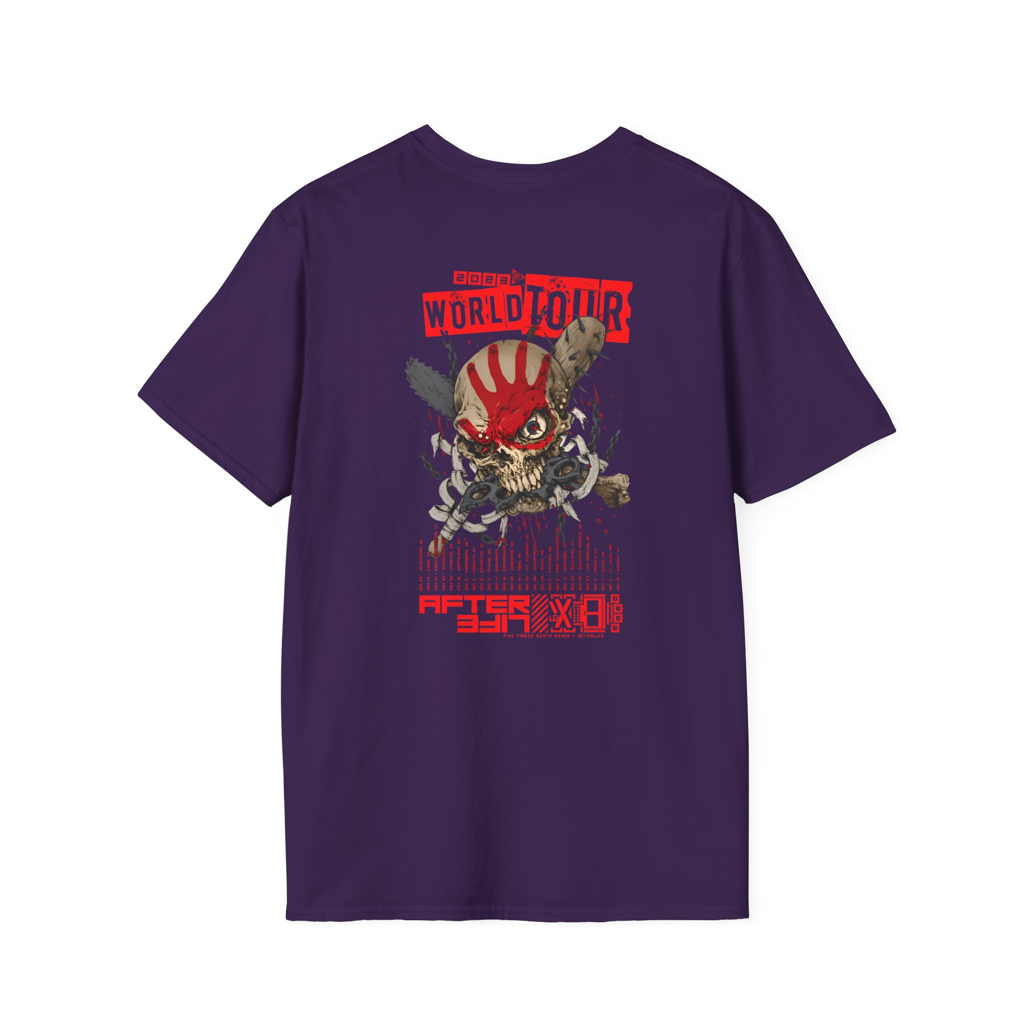 Five Finger Death Punch Aft3rlife Itin Black Unisex Softstyle T-Shirt