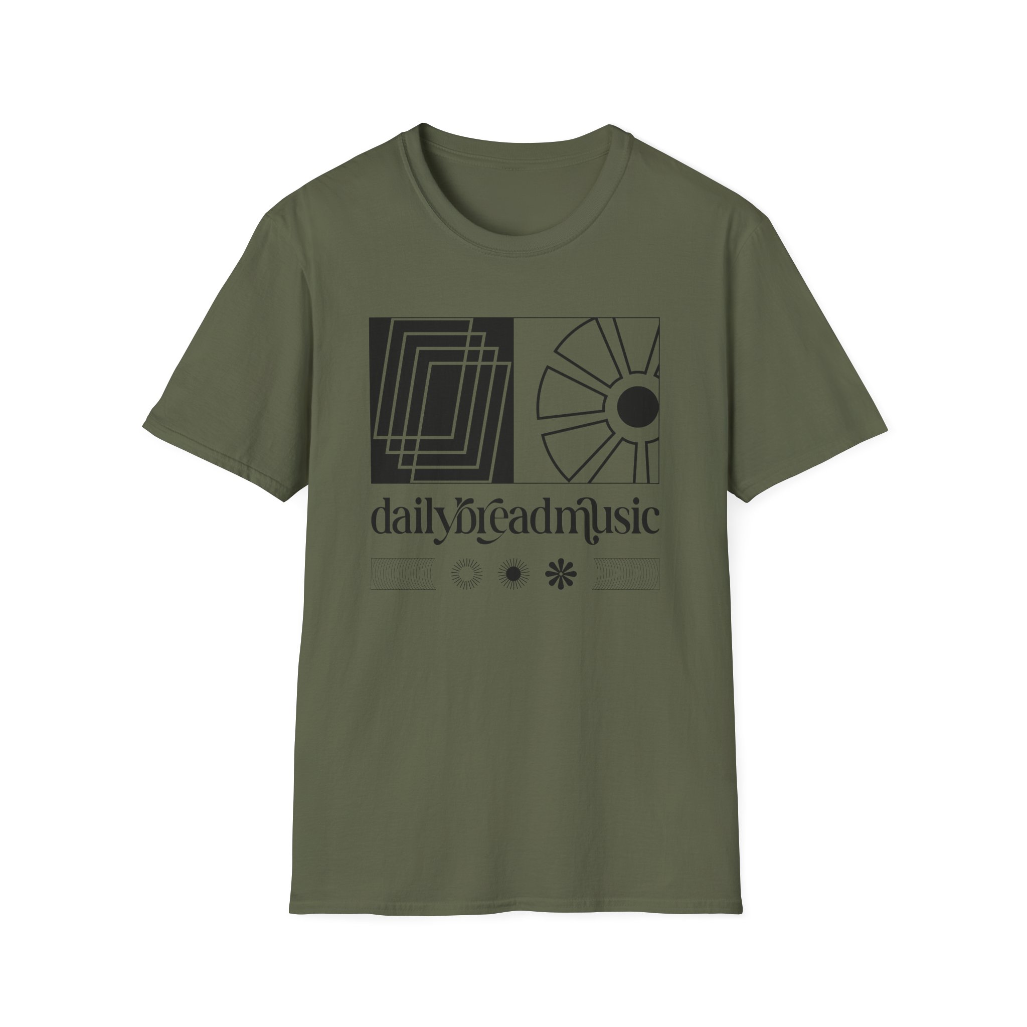 Daily Bread Tri Flower Unisex Softstyle T-Shirt