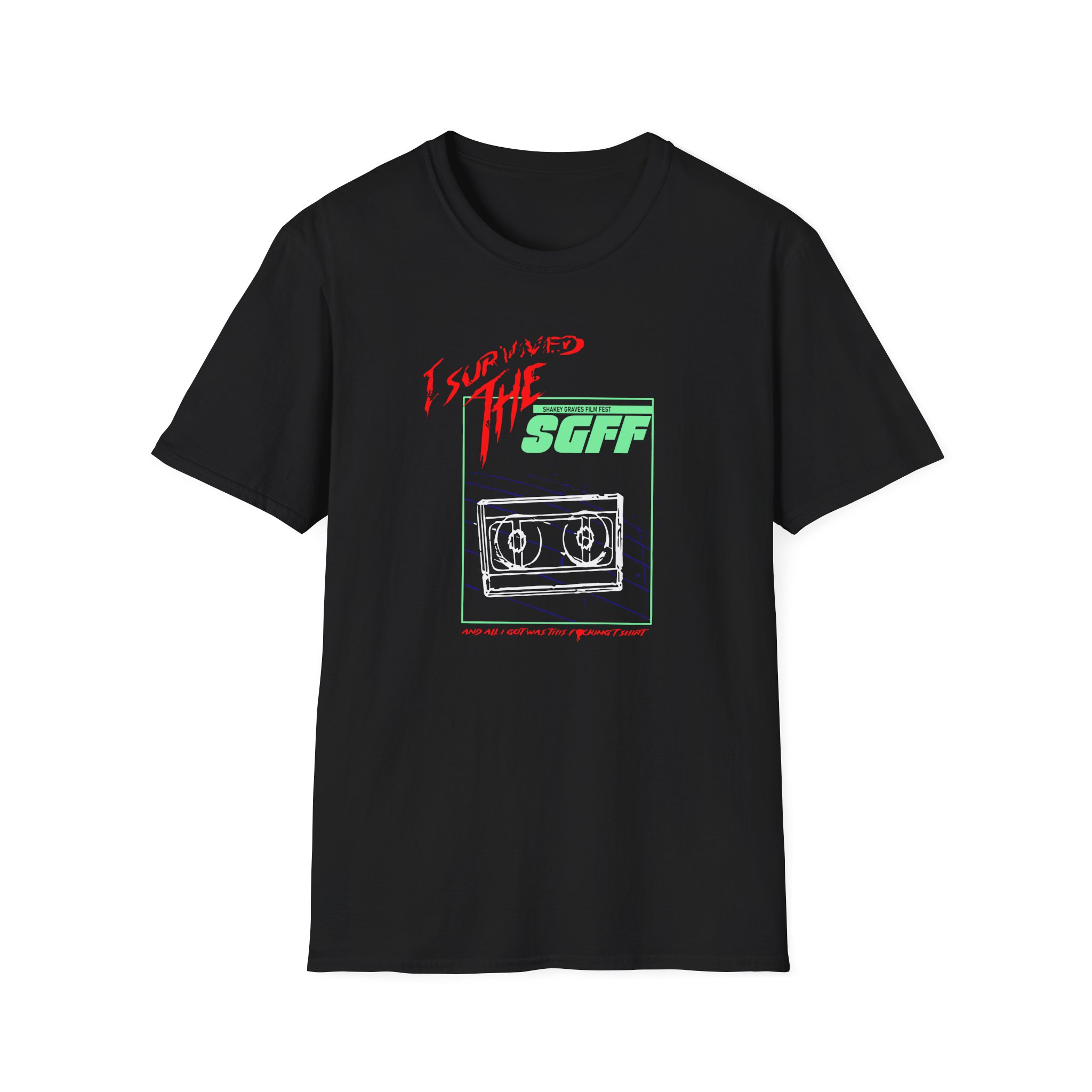 Shakey Graves Film Festival Unisex Softstyle T-Shirt