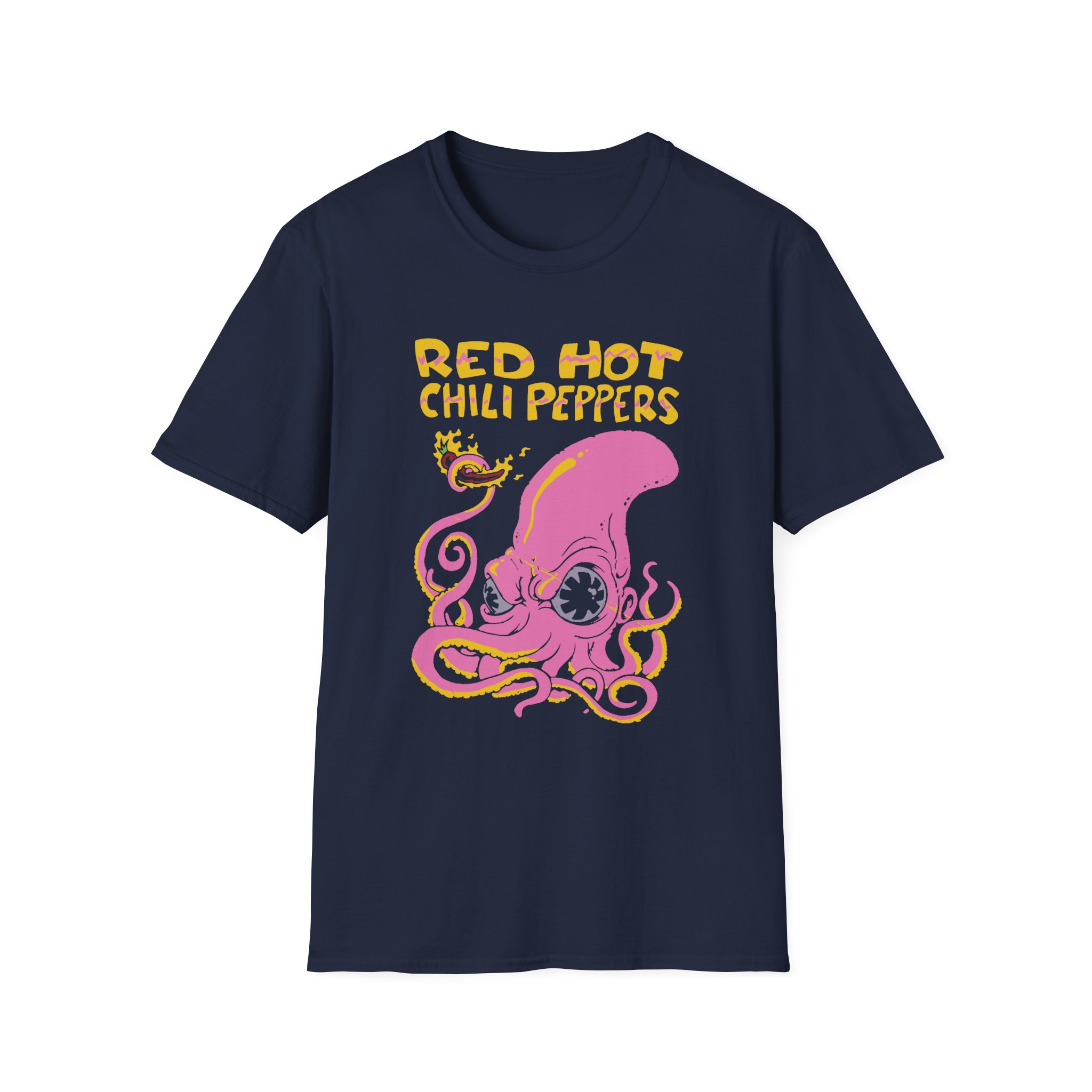 Red Hot Chili Peppers Octopus Unisex Softstyle T-Shirt