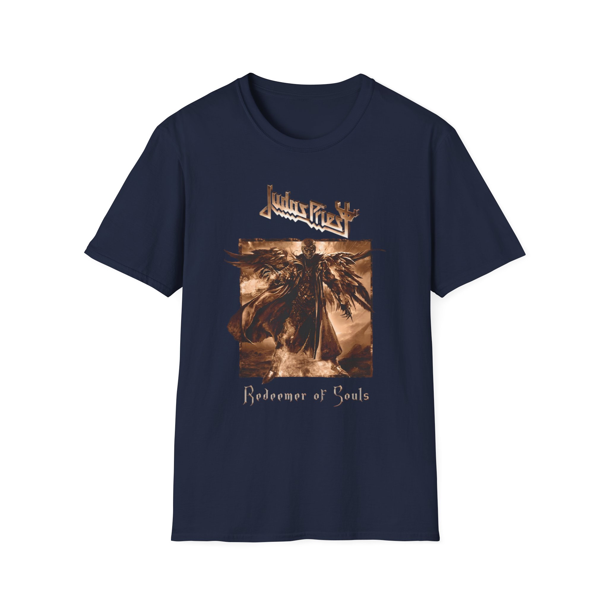 Judas Priest Redeemer of Souls Album Square Unisex Softstyle T-Shirt