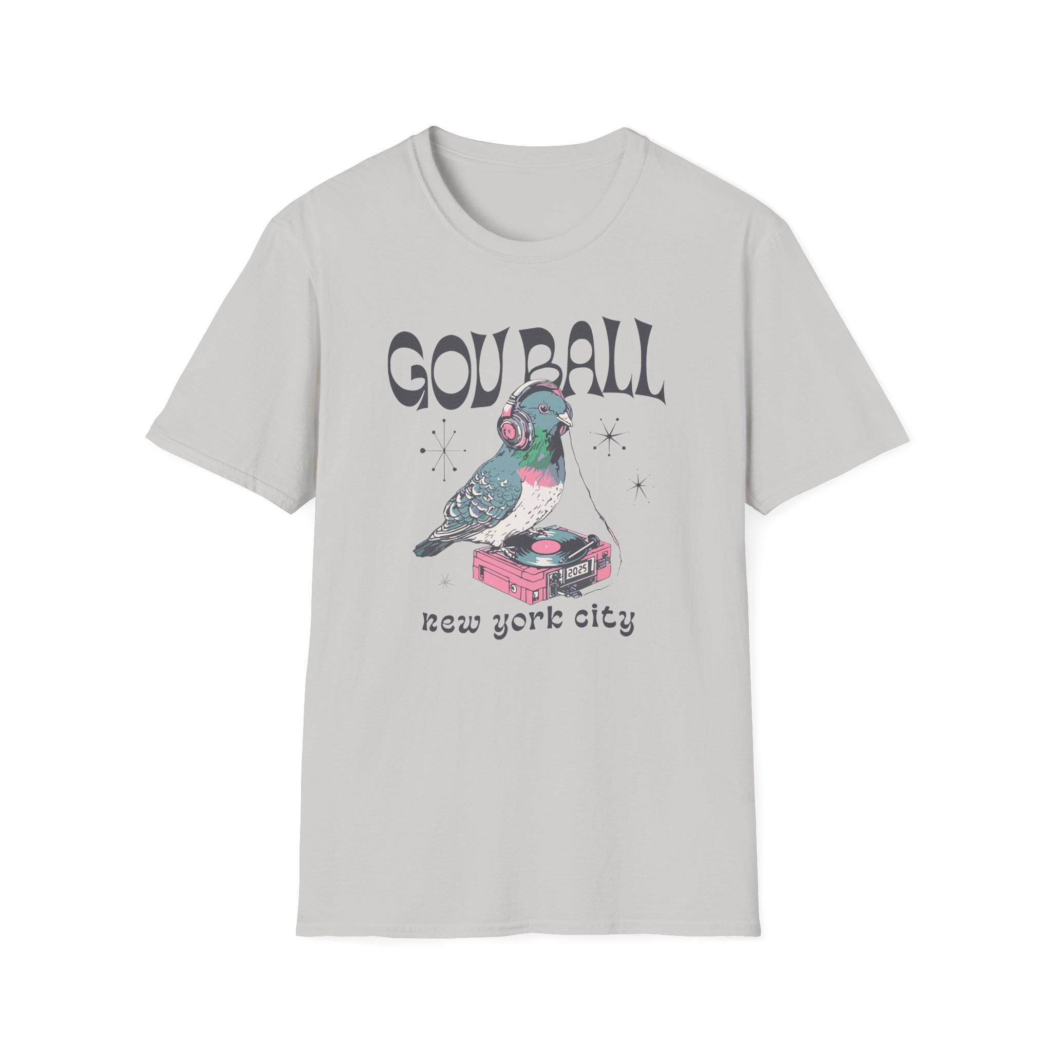 Gov Ball Pigeon Unisex Softstyle T-Shirt