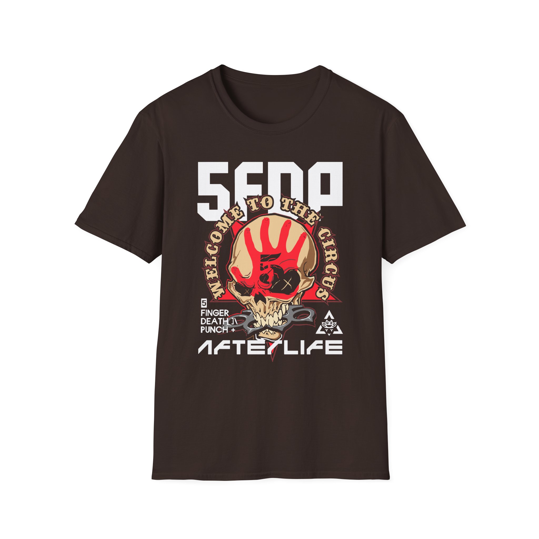 Five Finger Death Punch Welcome to the Circus Unisex Softstyle T-Shirt
