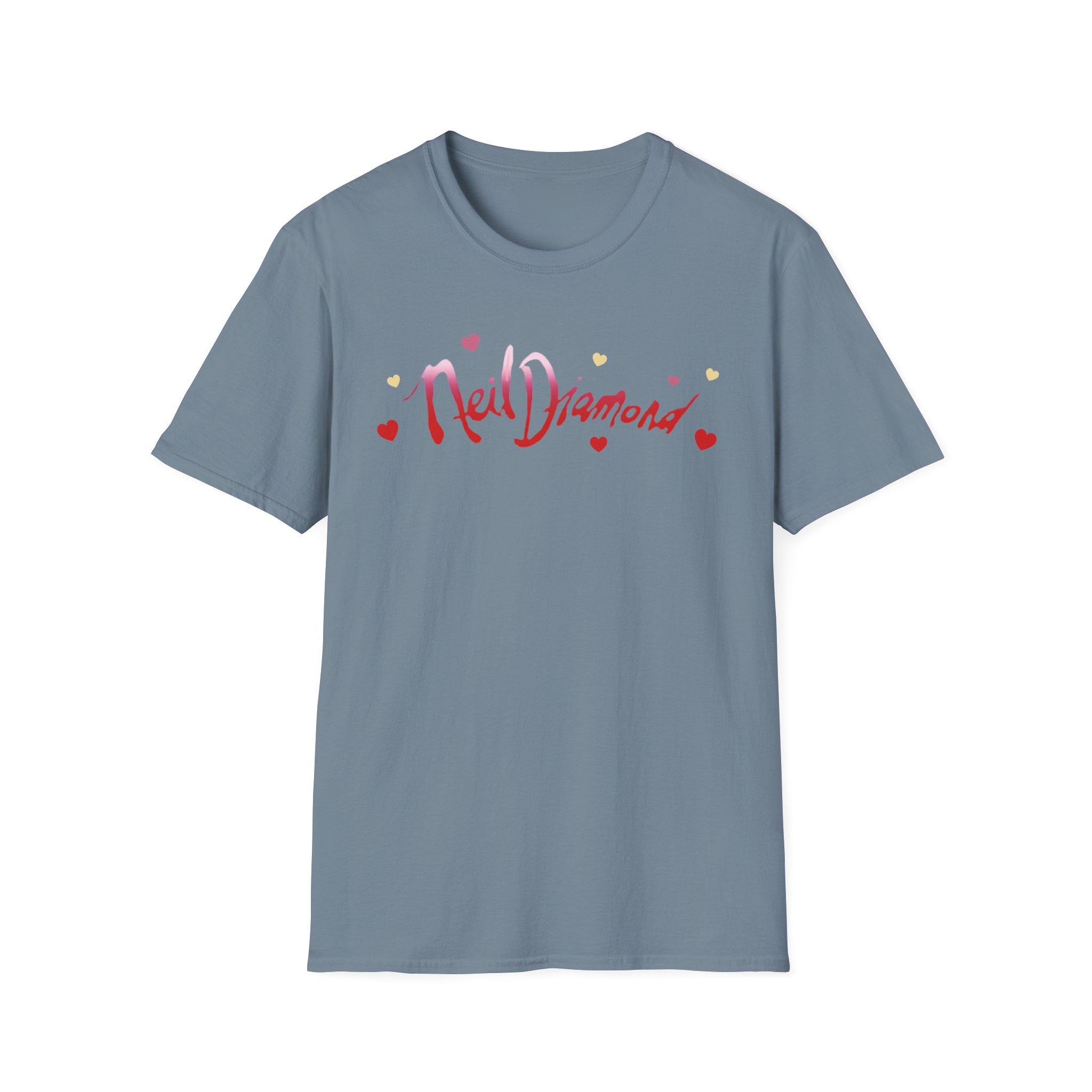 Neil Diamond Logo Heart Unisex Softstyle T-Shirt