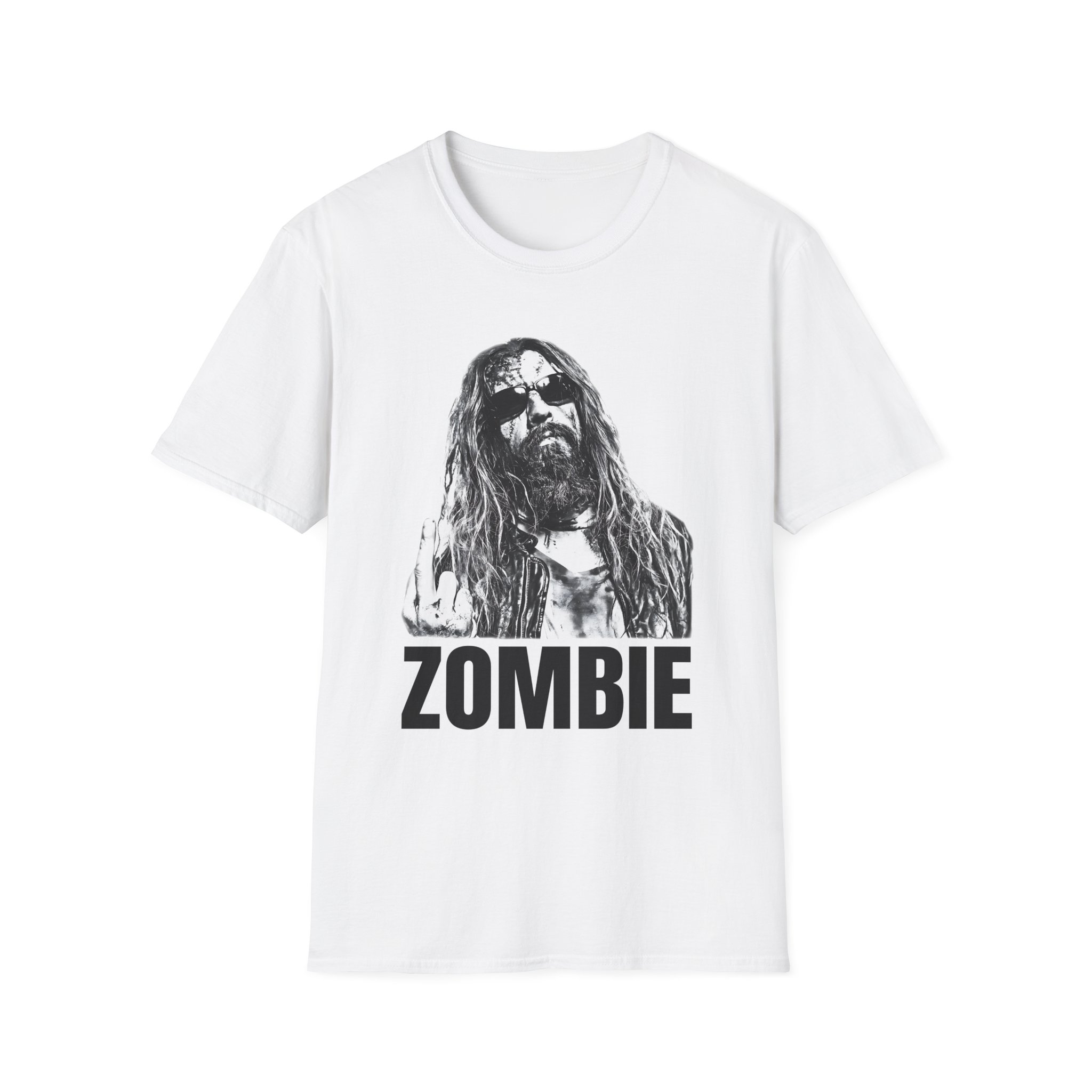Rob Zombie No F***s Given Unisex Softstyle T-Shirt