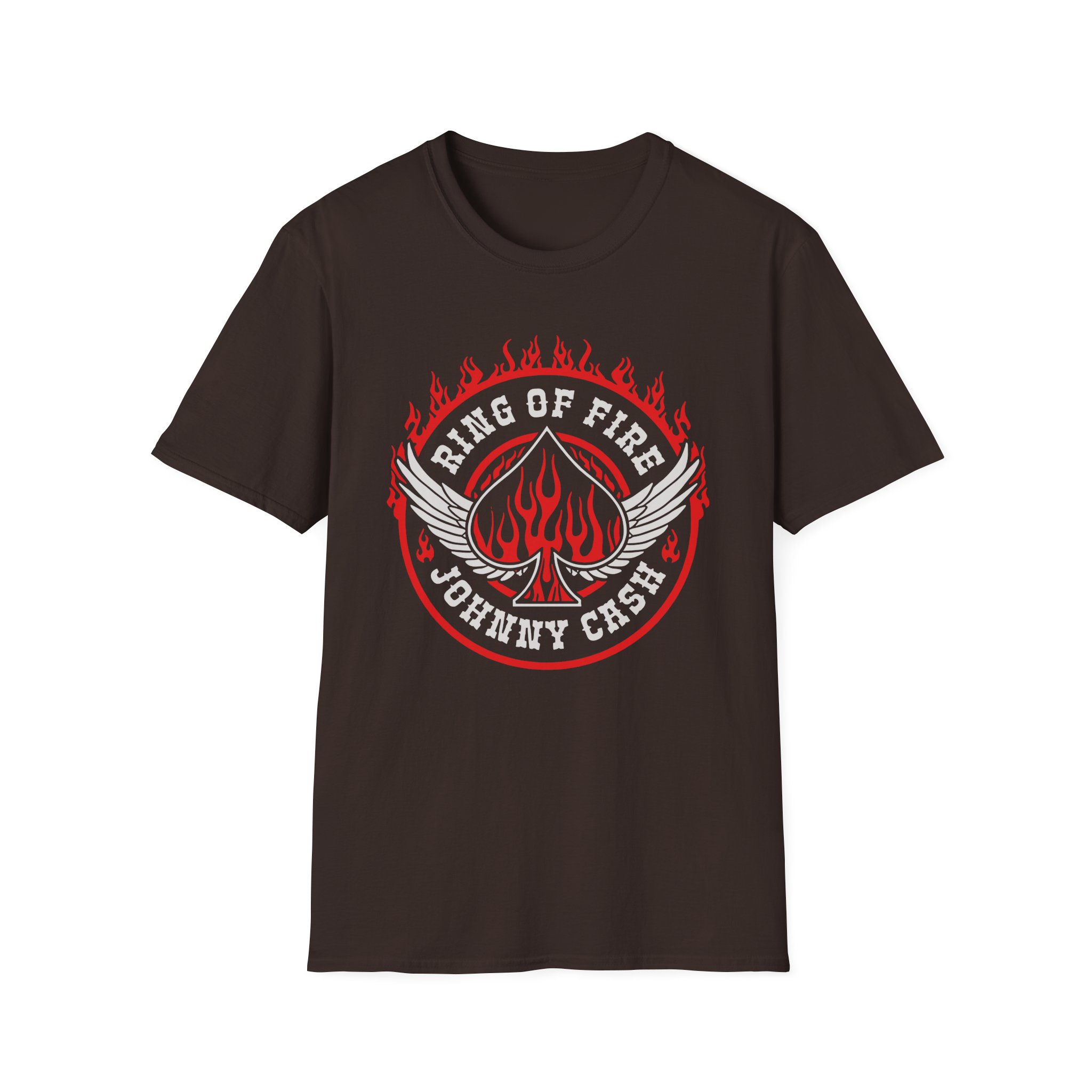 Johnny Cash Ring of Fire Unisex Softstyle T-Shirt