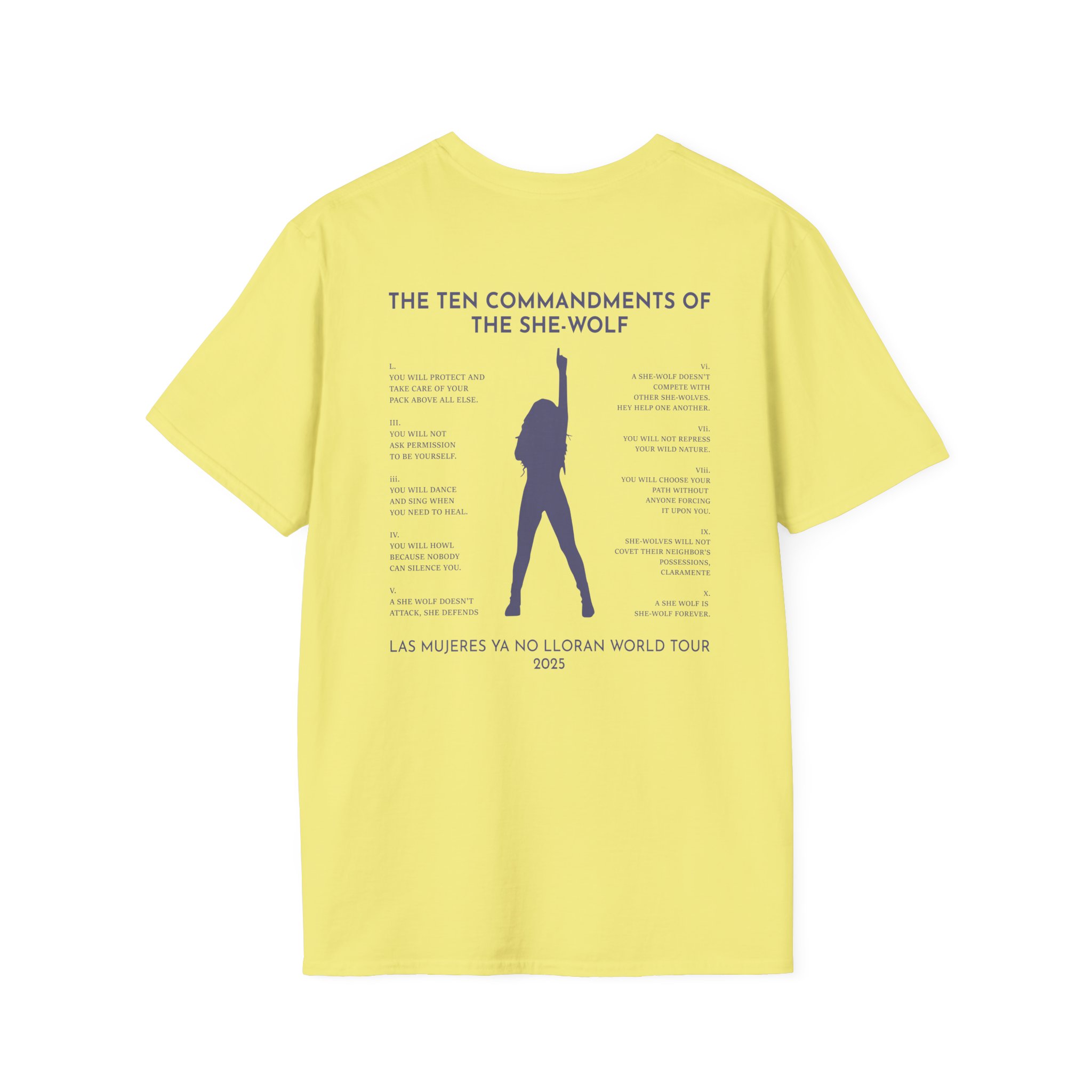 Shakira Commandments Unisex Softstyle T-Shirt