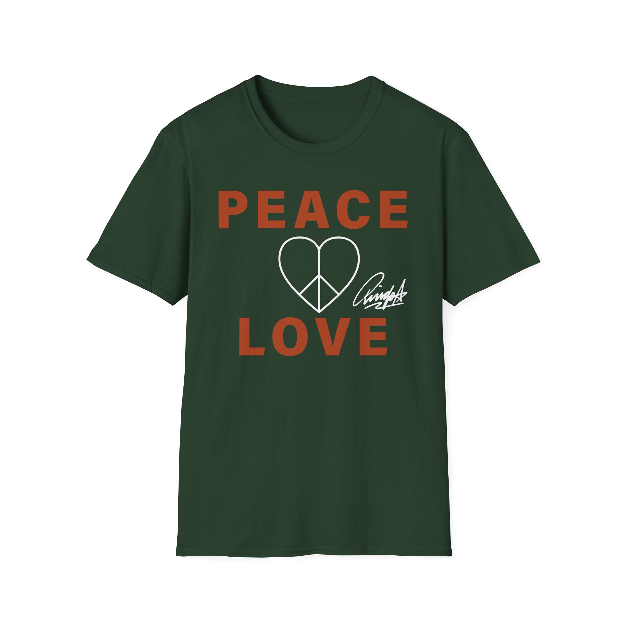 Ringo Starr Peace & Love Unisex Softstyle T-Shirt