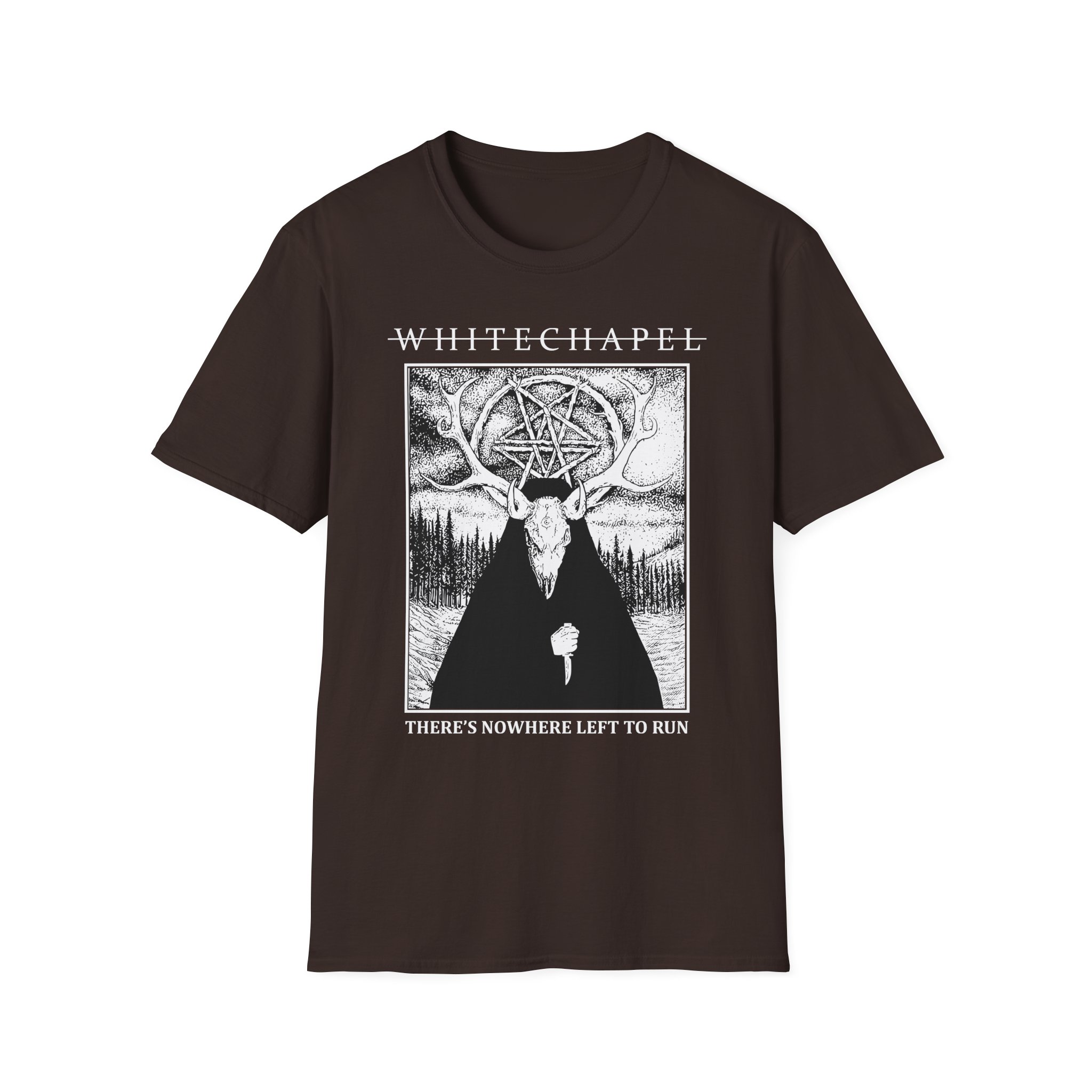 Whitechapel Deer Demon Oil Unisex Softstyle T-Shirt