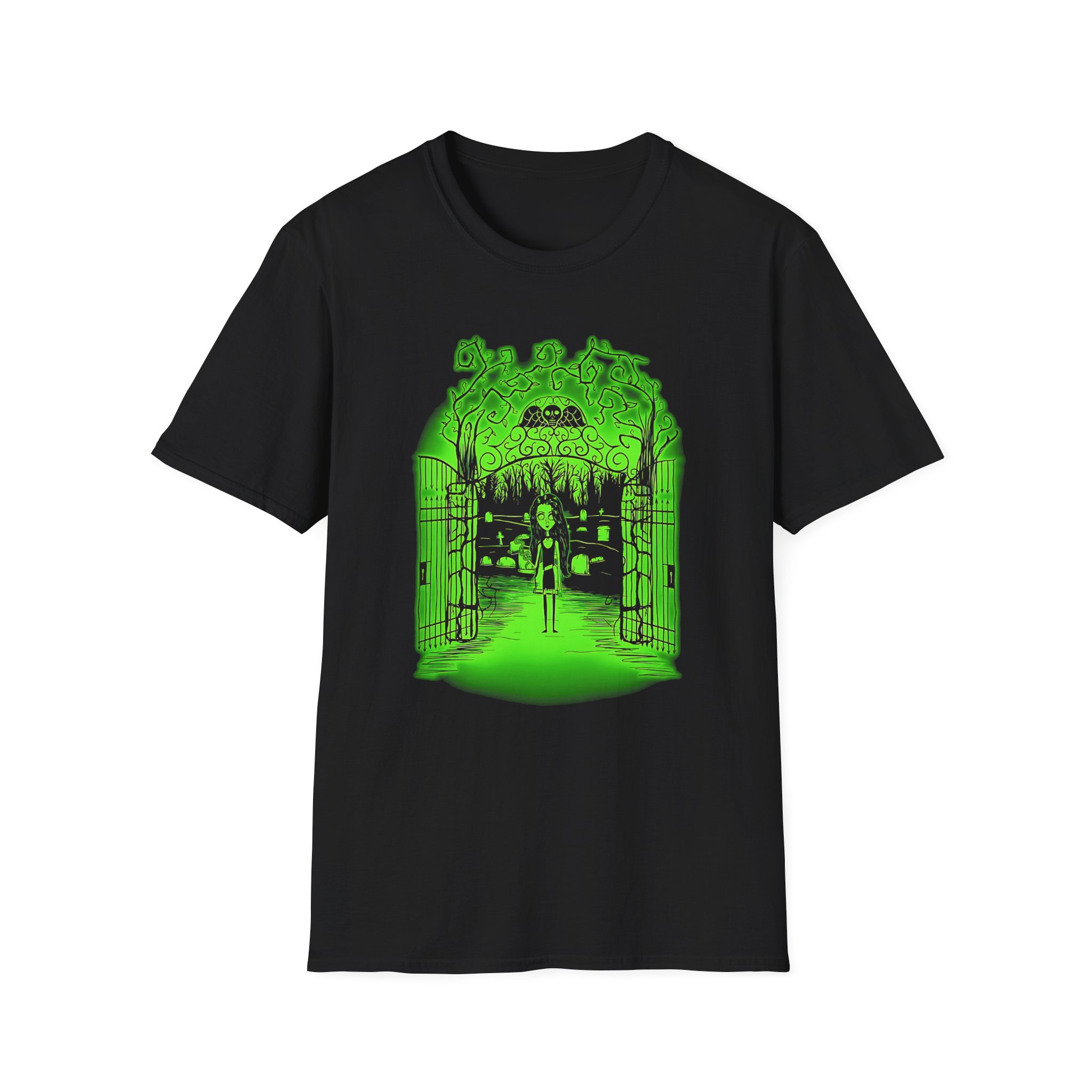 Level Up Cemetery Unisex Softstyle T-Shirt