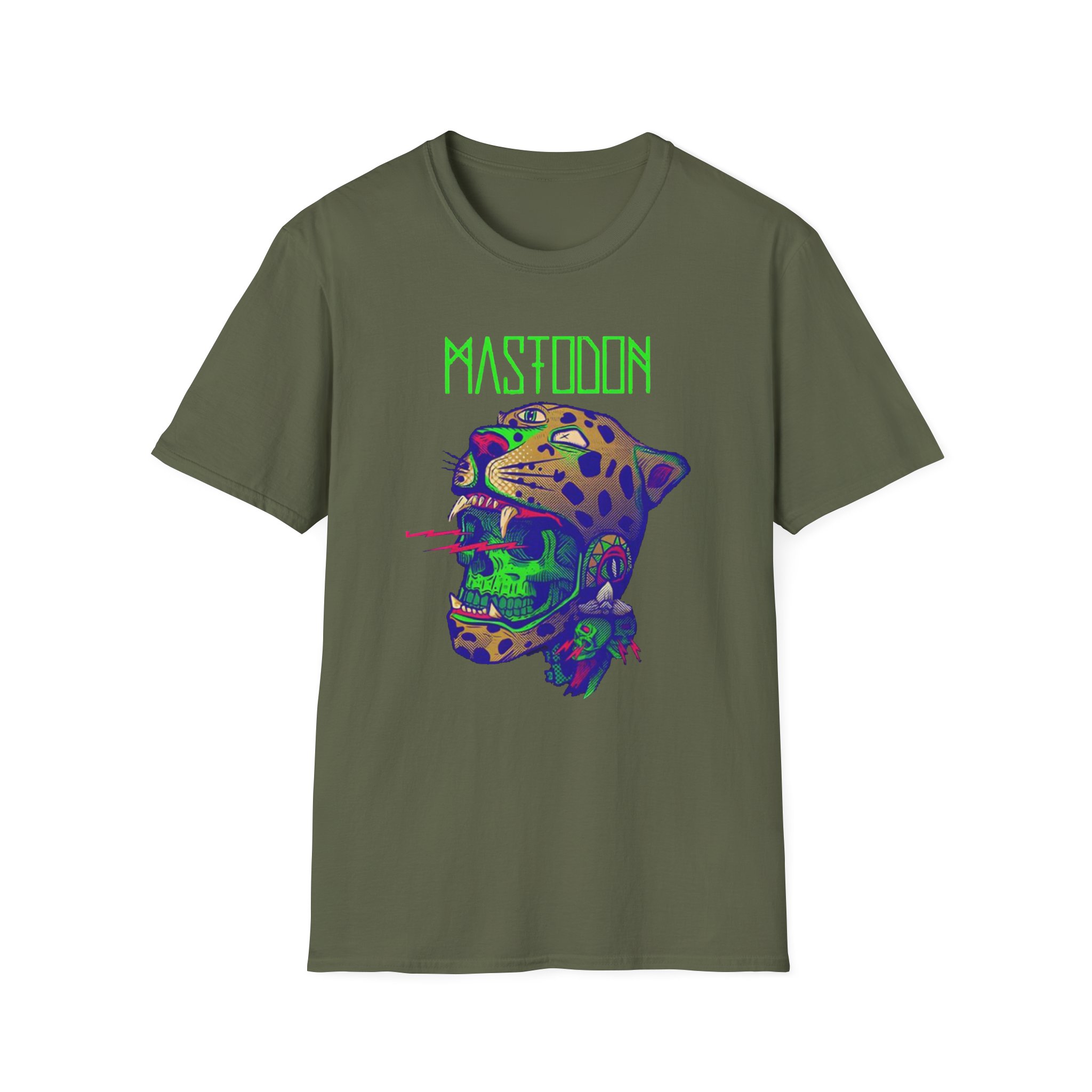 Mastodon Jaguar God Unisex Softstyle T-Shirt