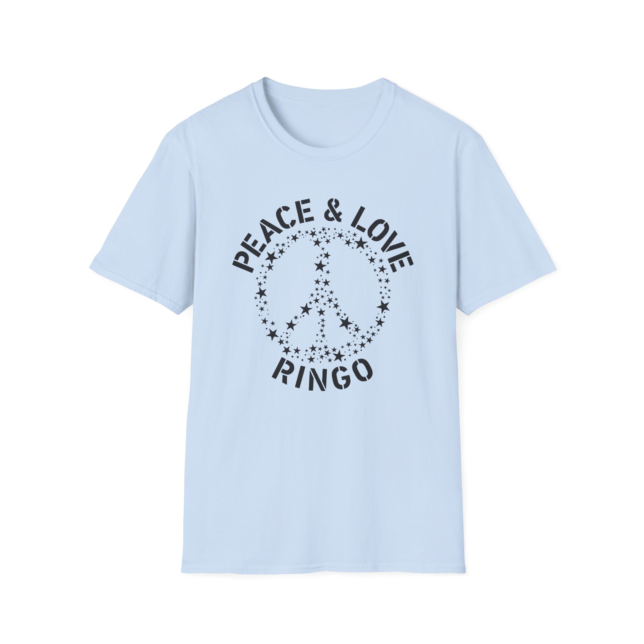 Ringo Starr Peace & Love Unisex Softstyle T-Shirt