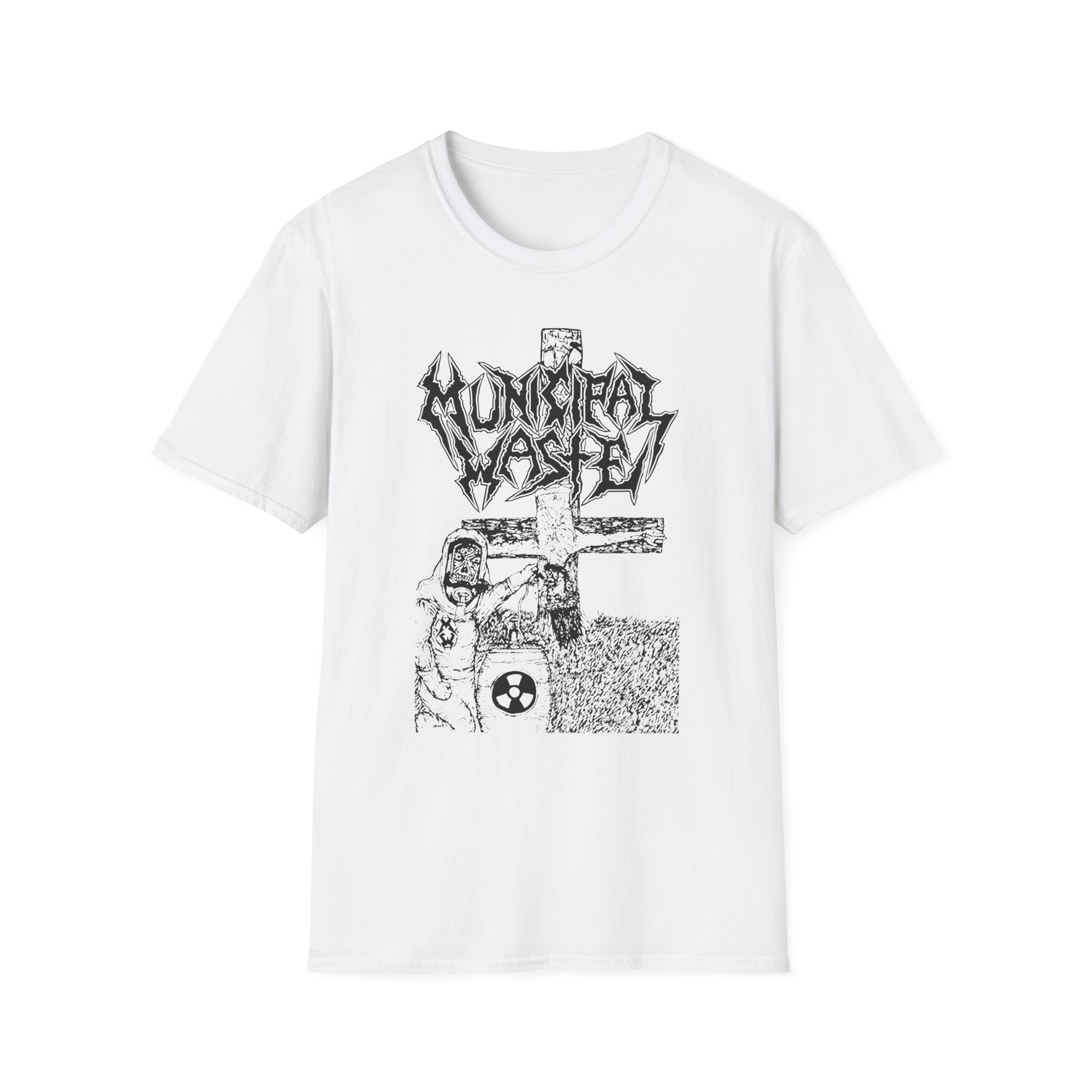 Municipal Waste Decrepit Christ Unisex Softstyle T-Shirt