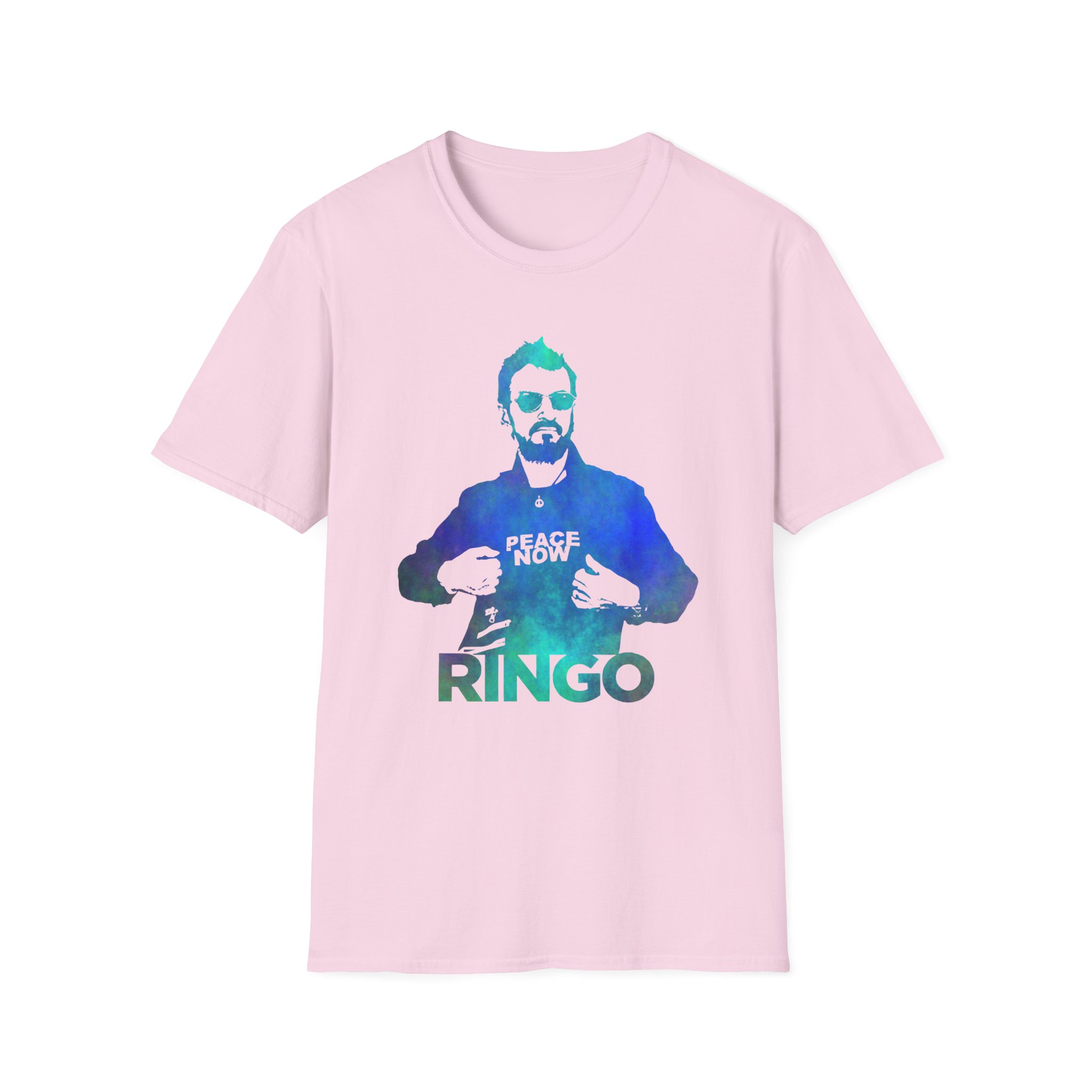 Ringo Starr Peace Now Mint Unisex Softstyle T-Shirt