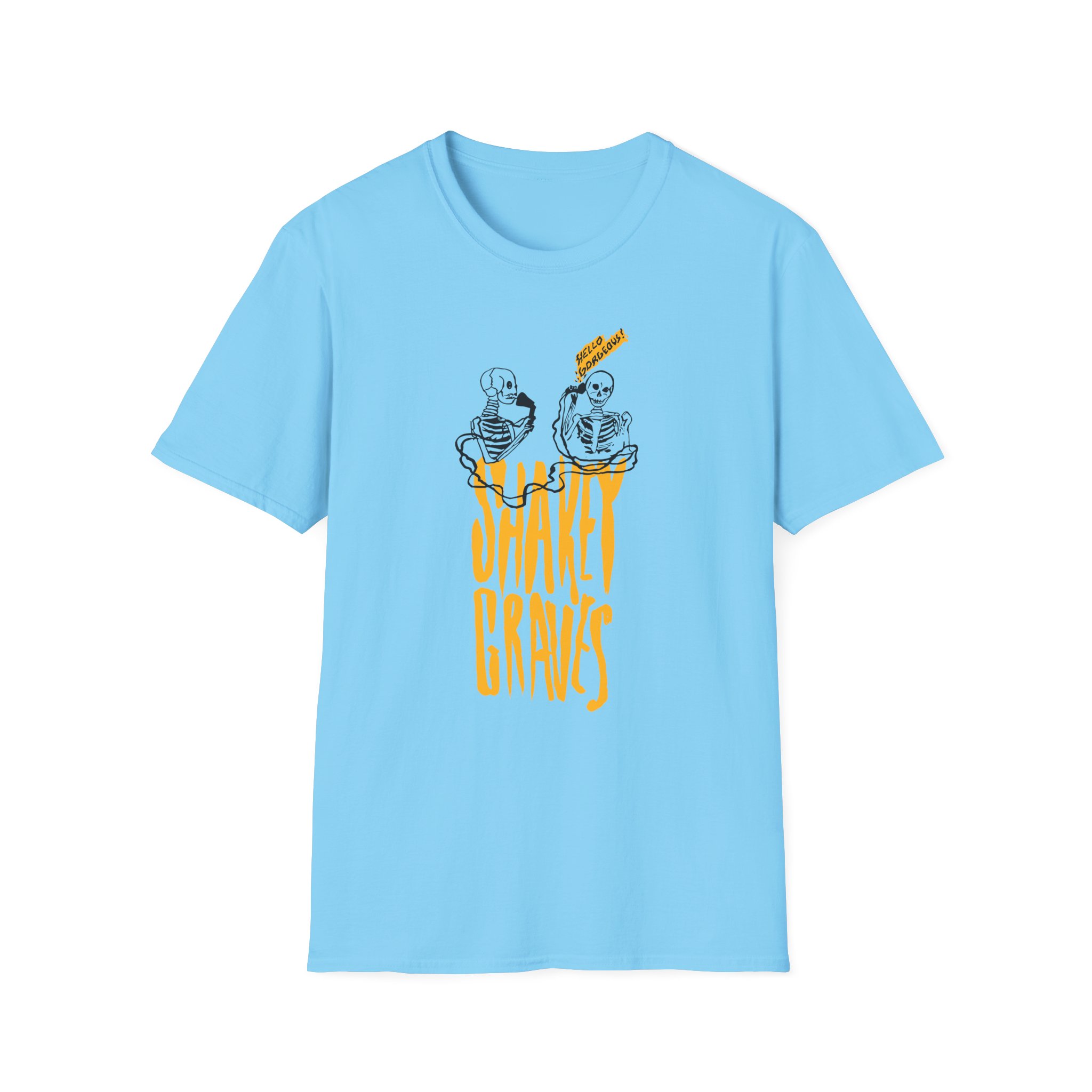Shakey Graves Hello Gorgeous? Unisex Softstyle T-Shirt