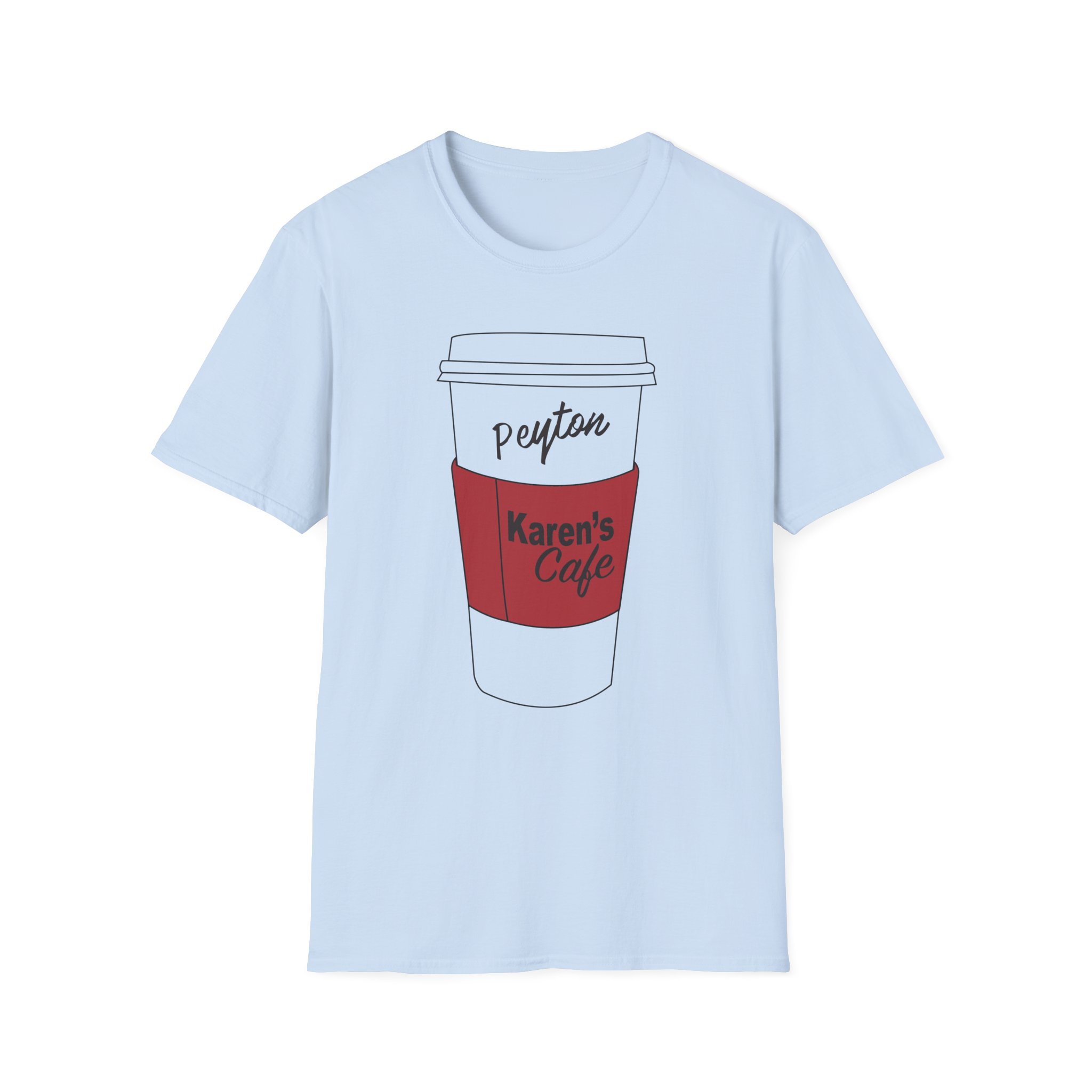 Karen's Cafe Peyton Coffee Unisex Softstyle T-Shirt