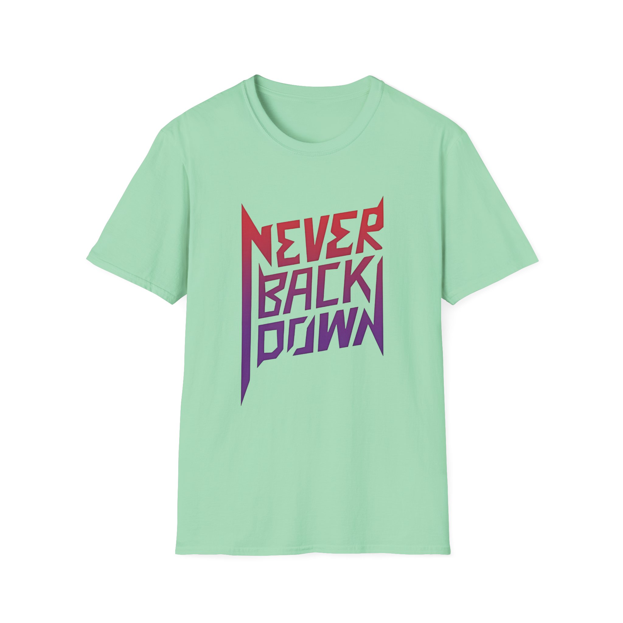 Nick Eh 30 Never Back Down Unisex Softstyle T-Shirt