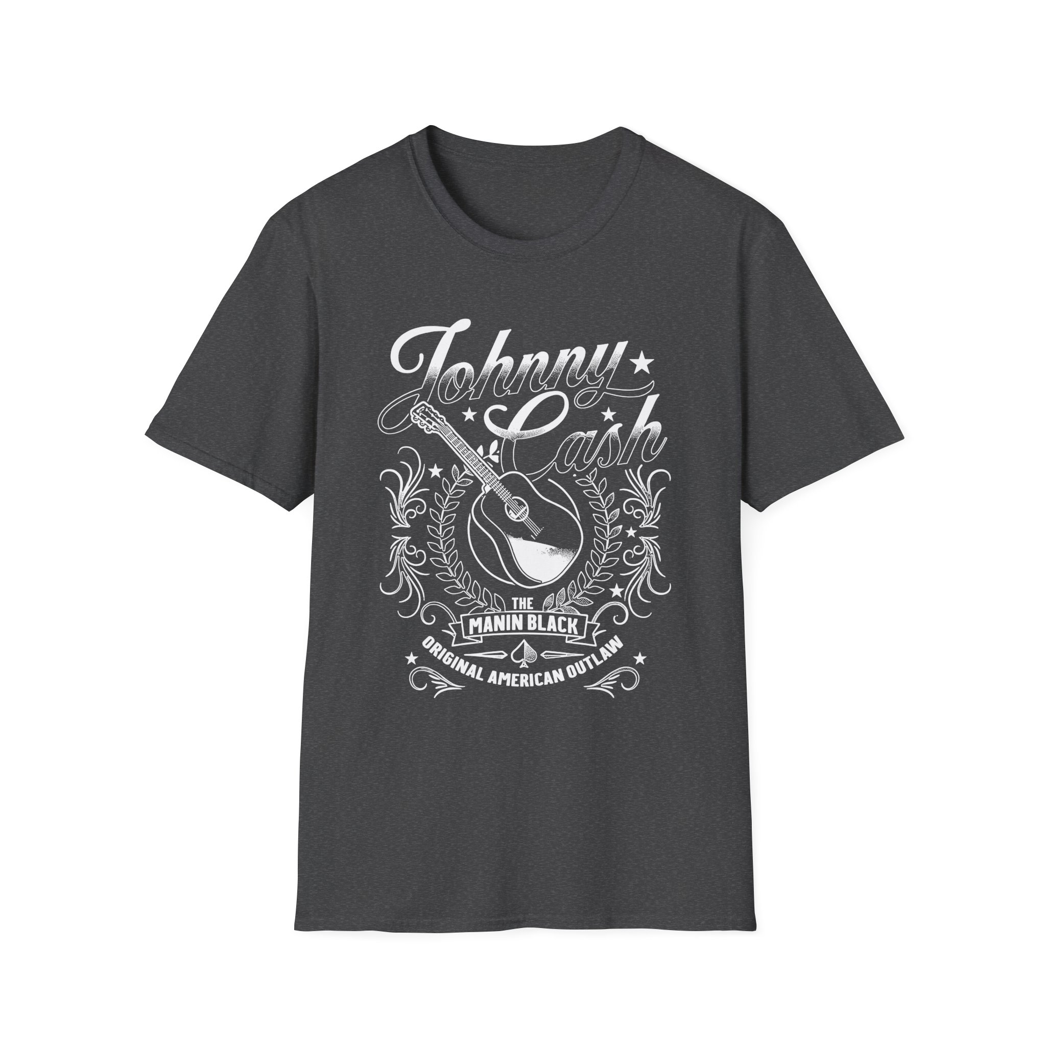 Johnny Cash Man in Black Guitar unisex t-shirt