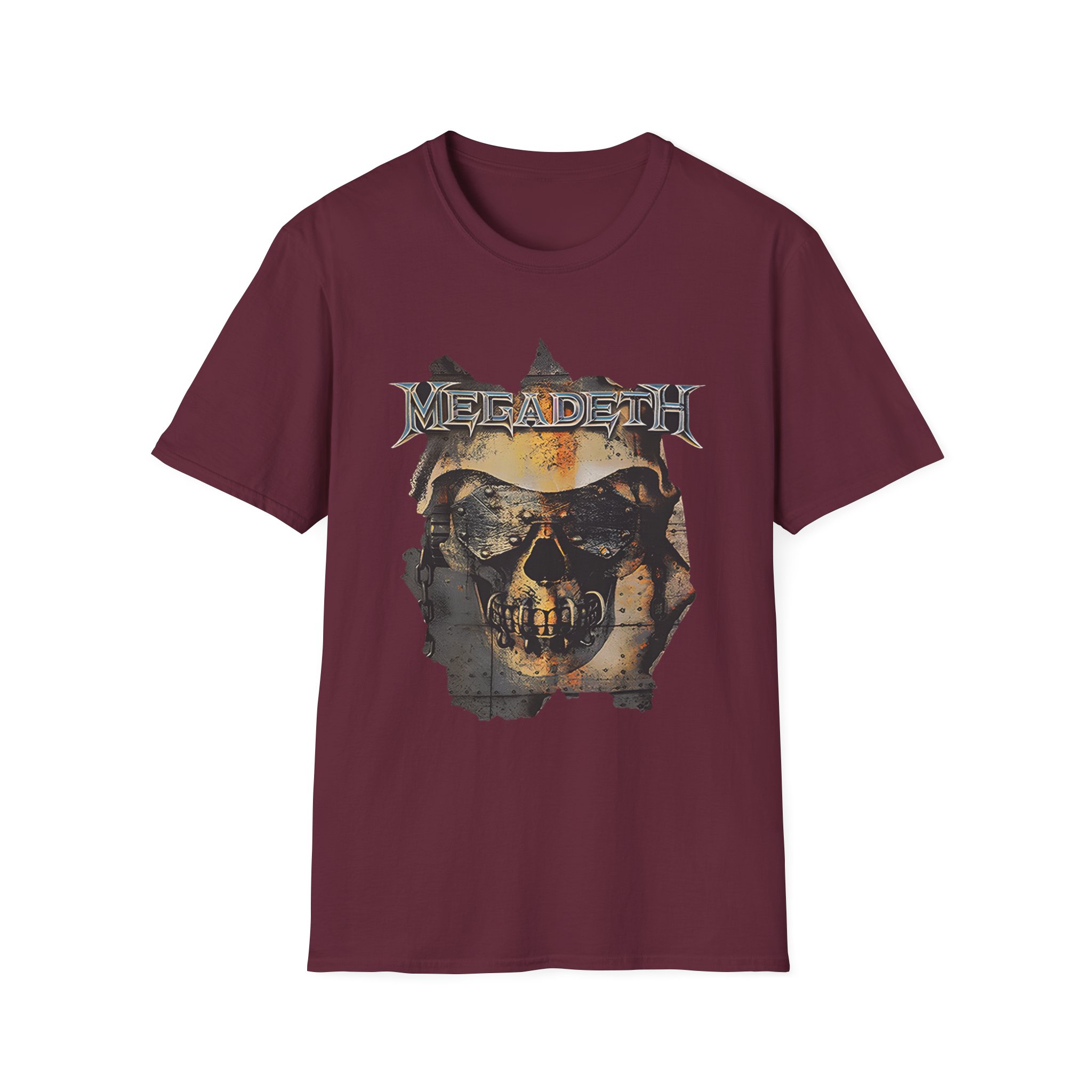 Megadeth Youthanasia Ripped Vic Unisex Softstyle T-Shirt
