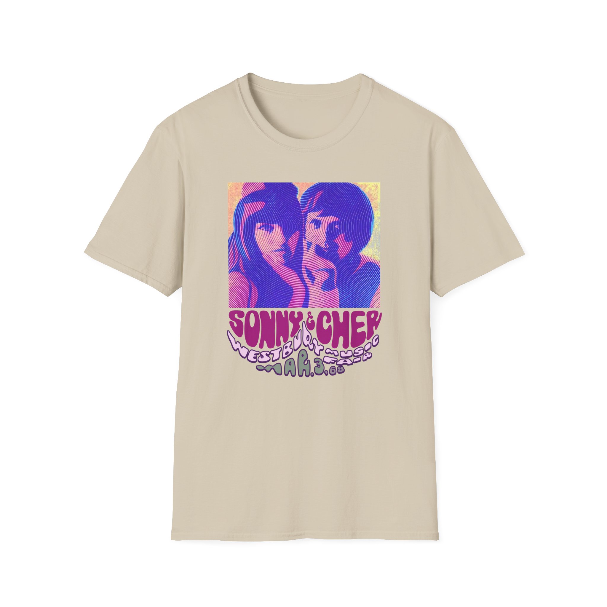 Sonny & Cher Westbury Music Fair Unisex Softstyle T-Shirt