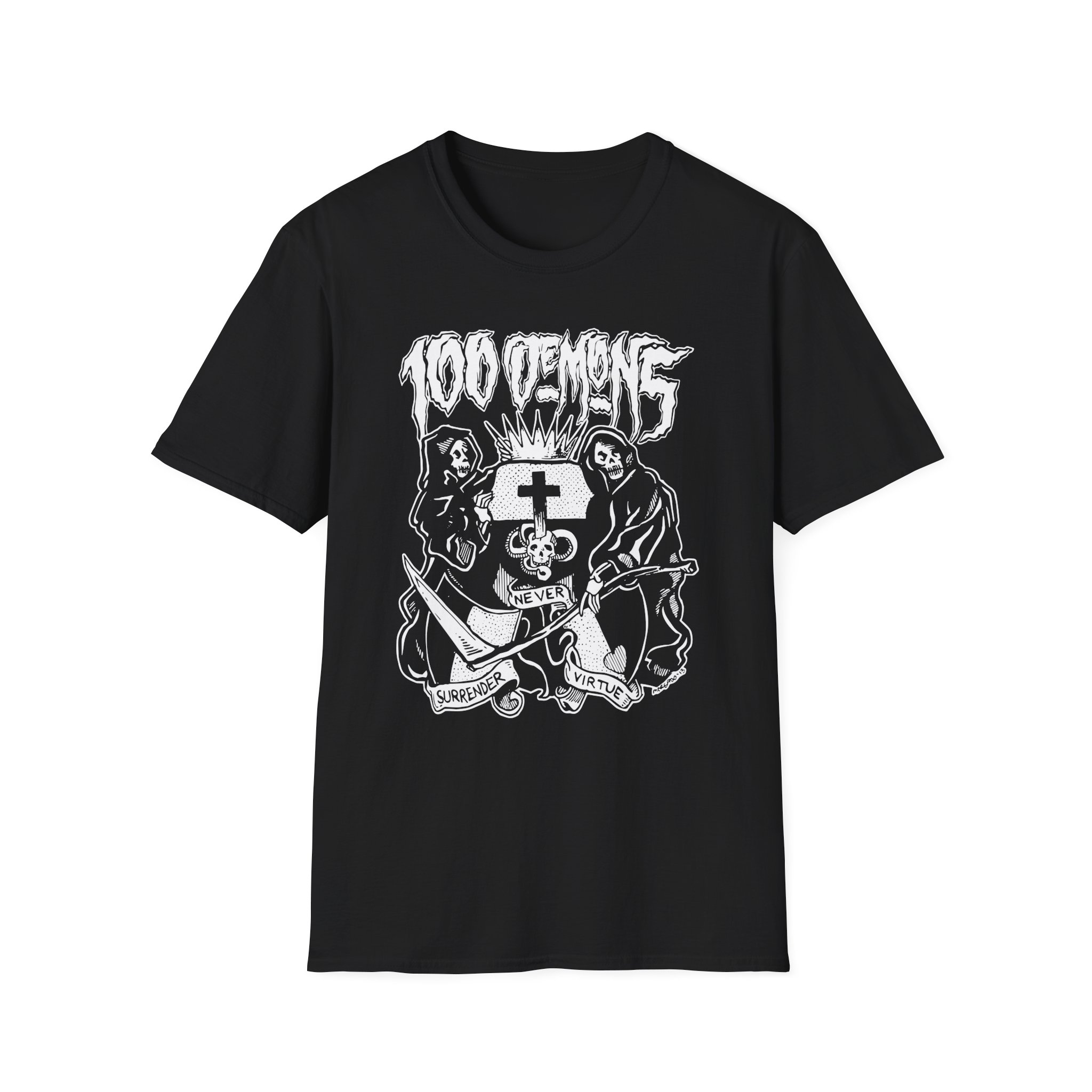 100 Demons Unisex Softstyle T-Shirt