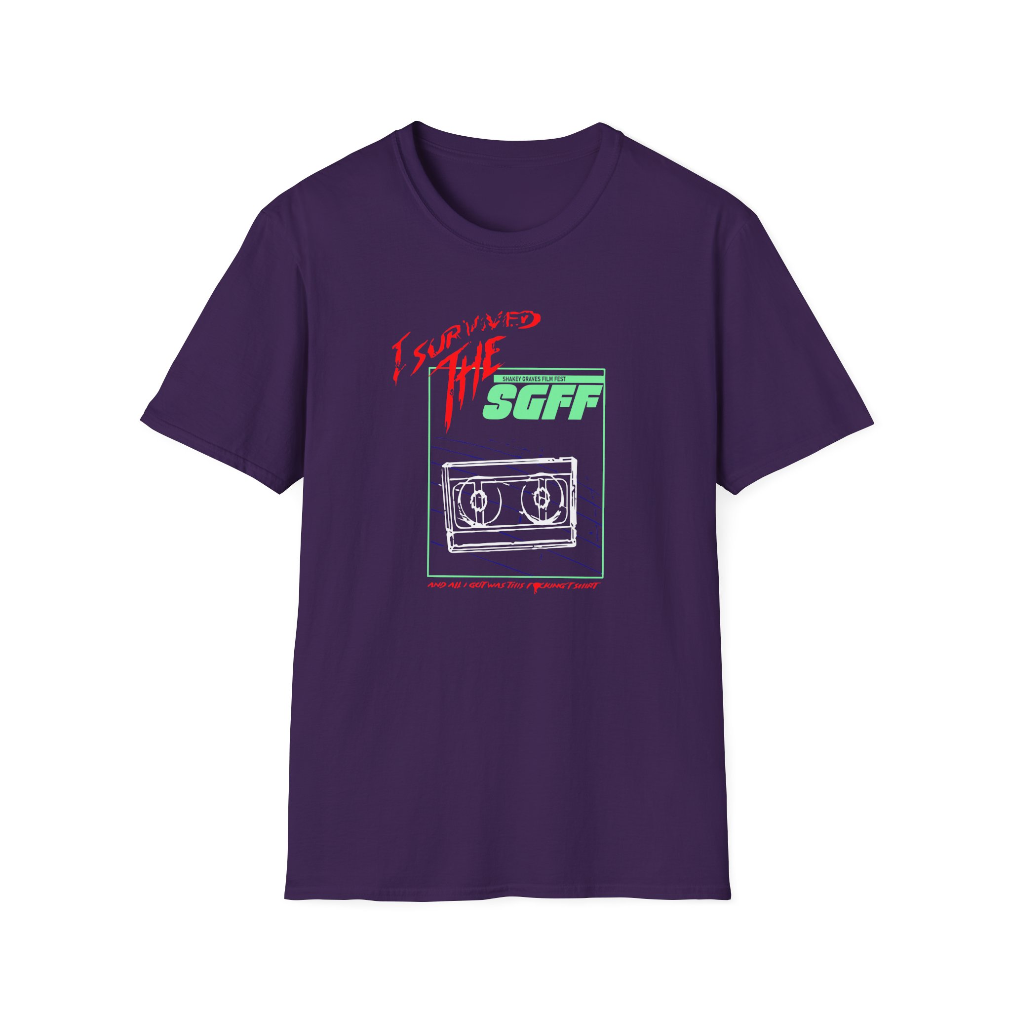 Shakey Graves Film Festival Unisex Softstyle T-Shirt