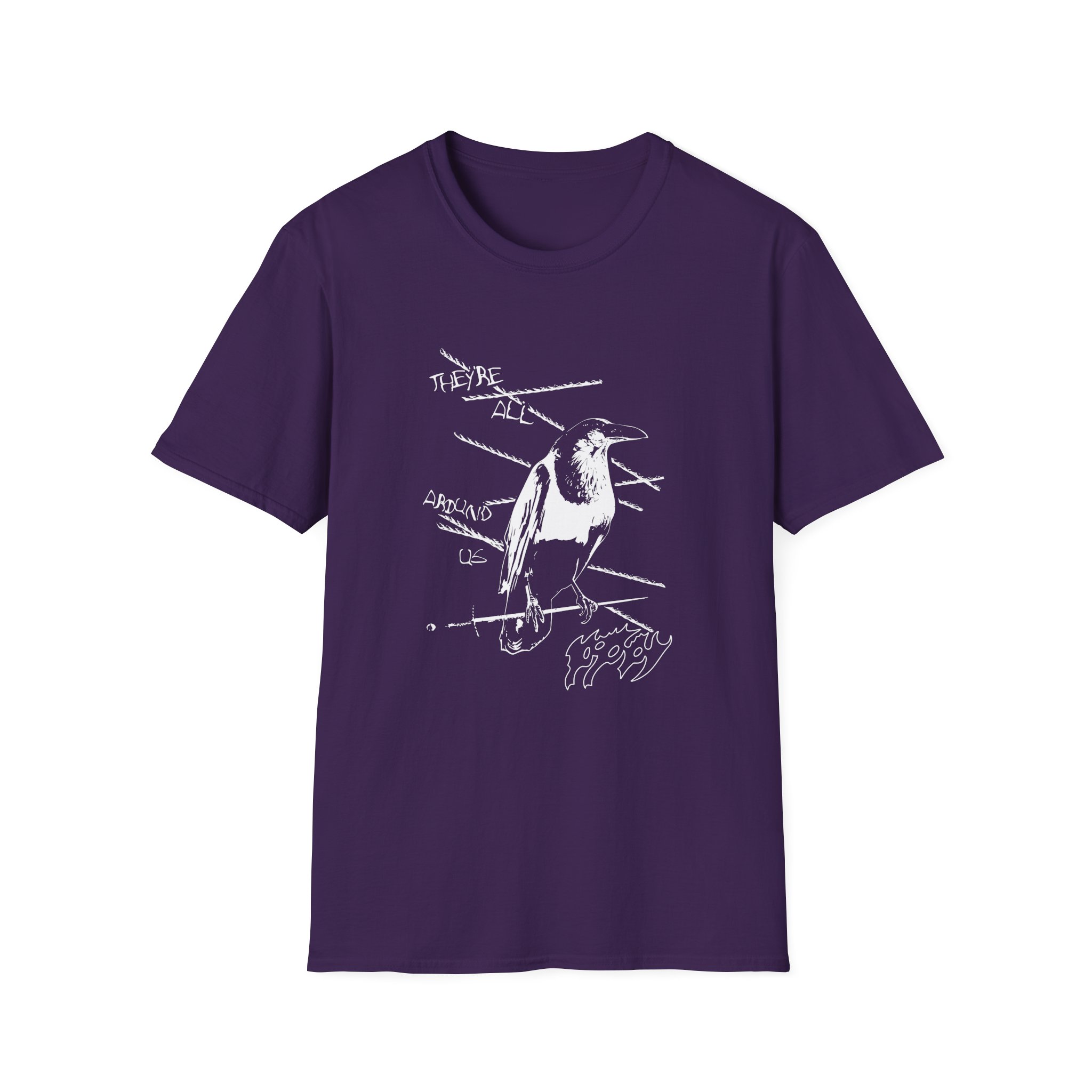 Poppy They're All Around Us Unisex Softstyle T-Shirt