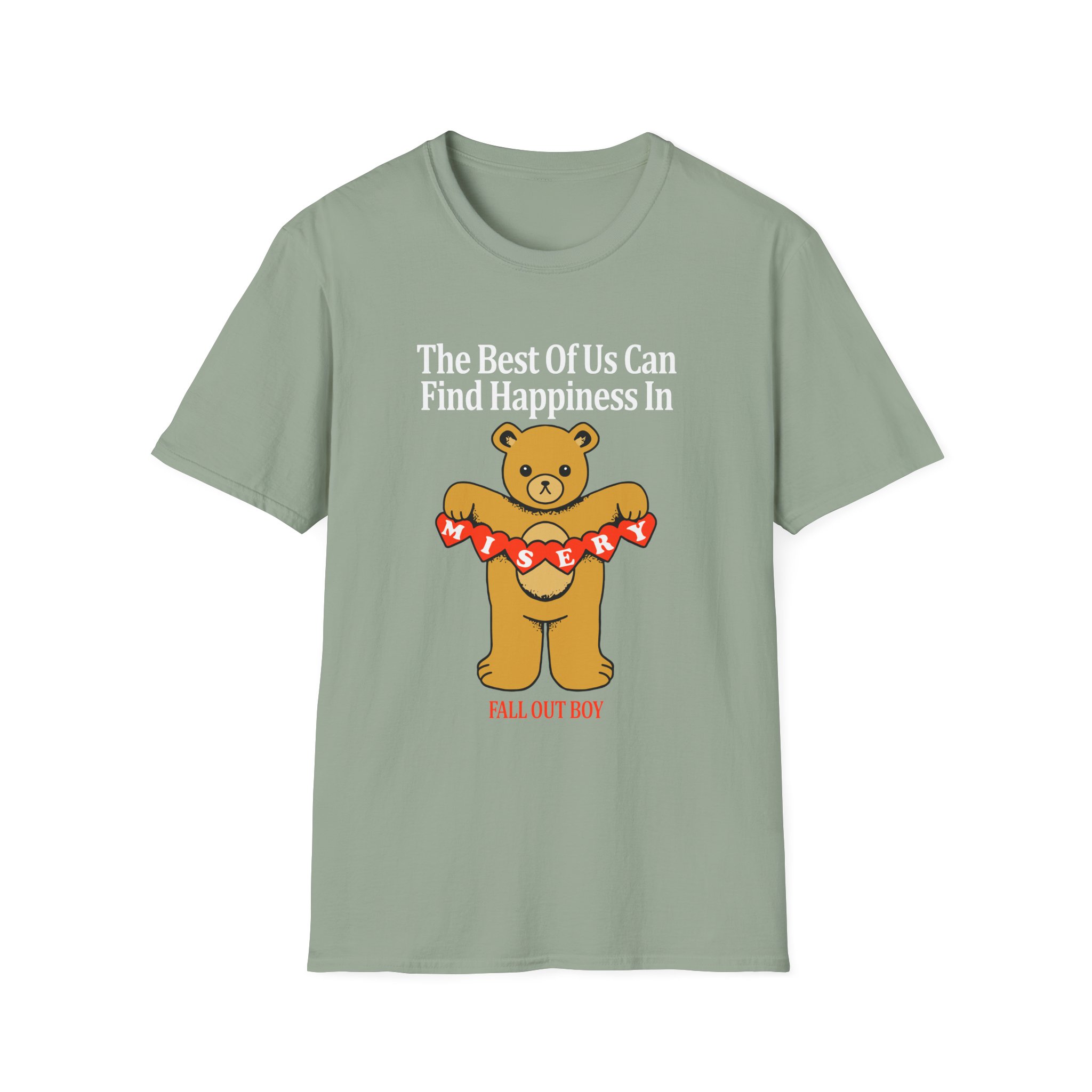 Fall Out Boy Misery Teddy Unisex Softstyle T-Shirt