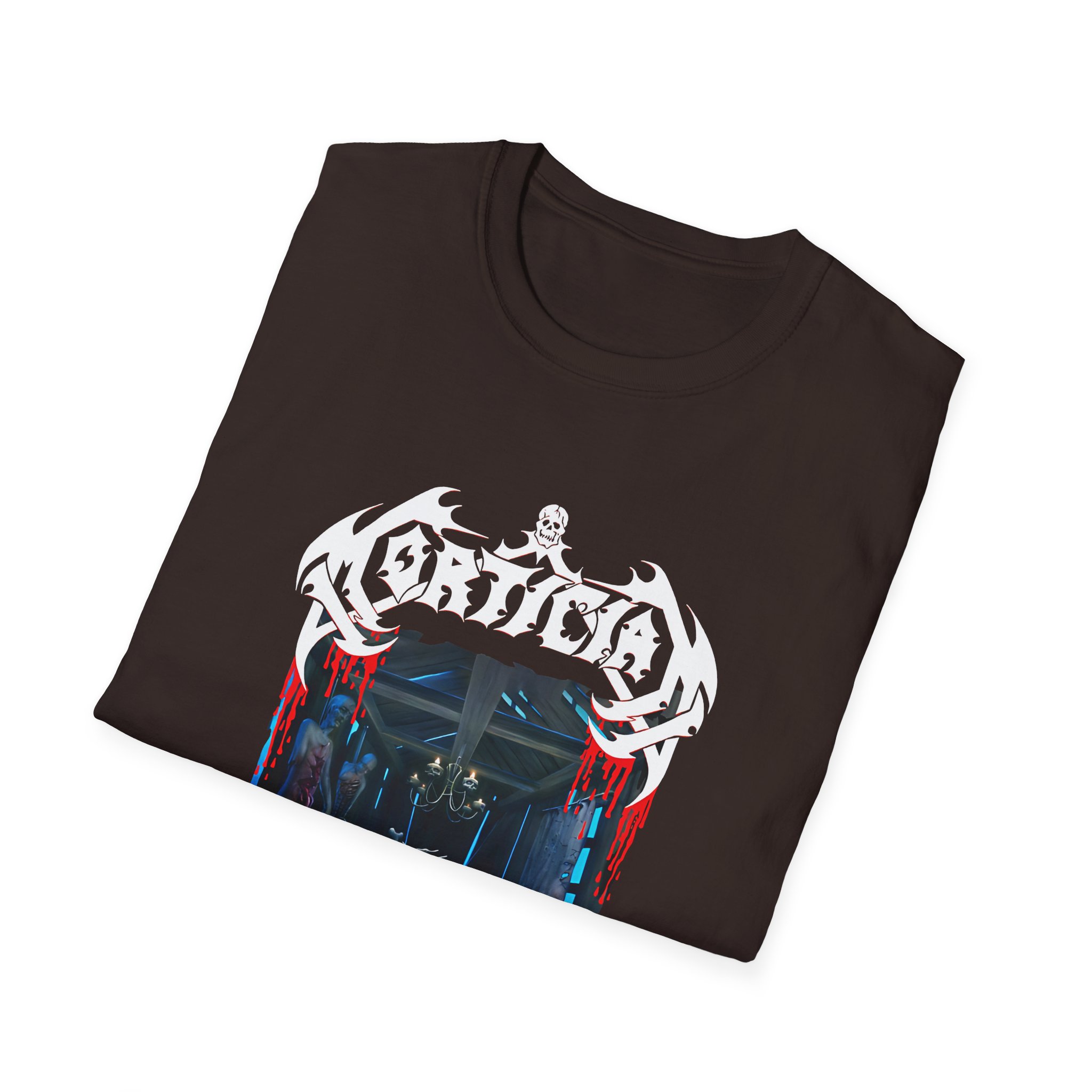 Mortician Hacked Up for Barbecue Unisex Softstyle T-Shirt
