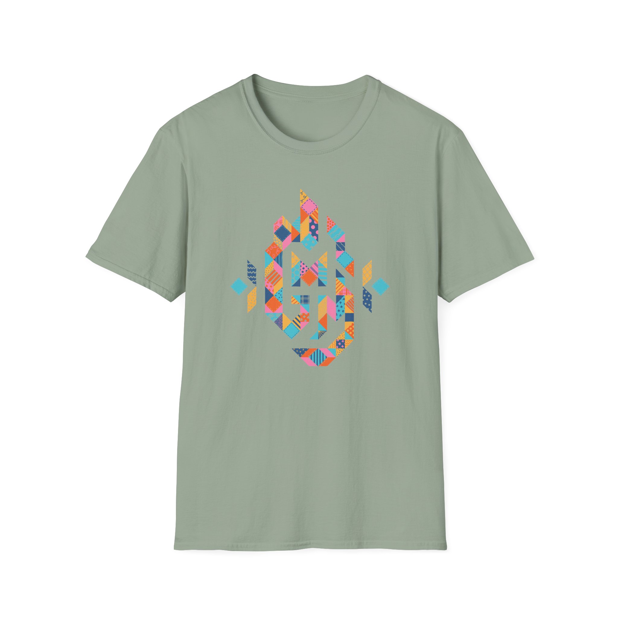 Good Mythical Morning Patchwork Logo unisex softstyle t-shirt